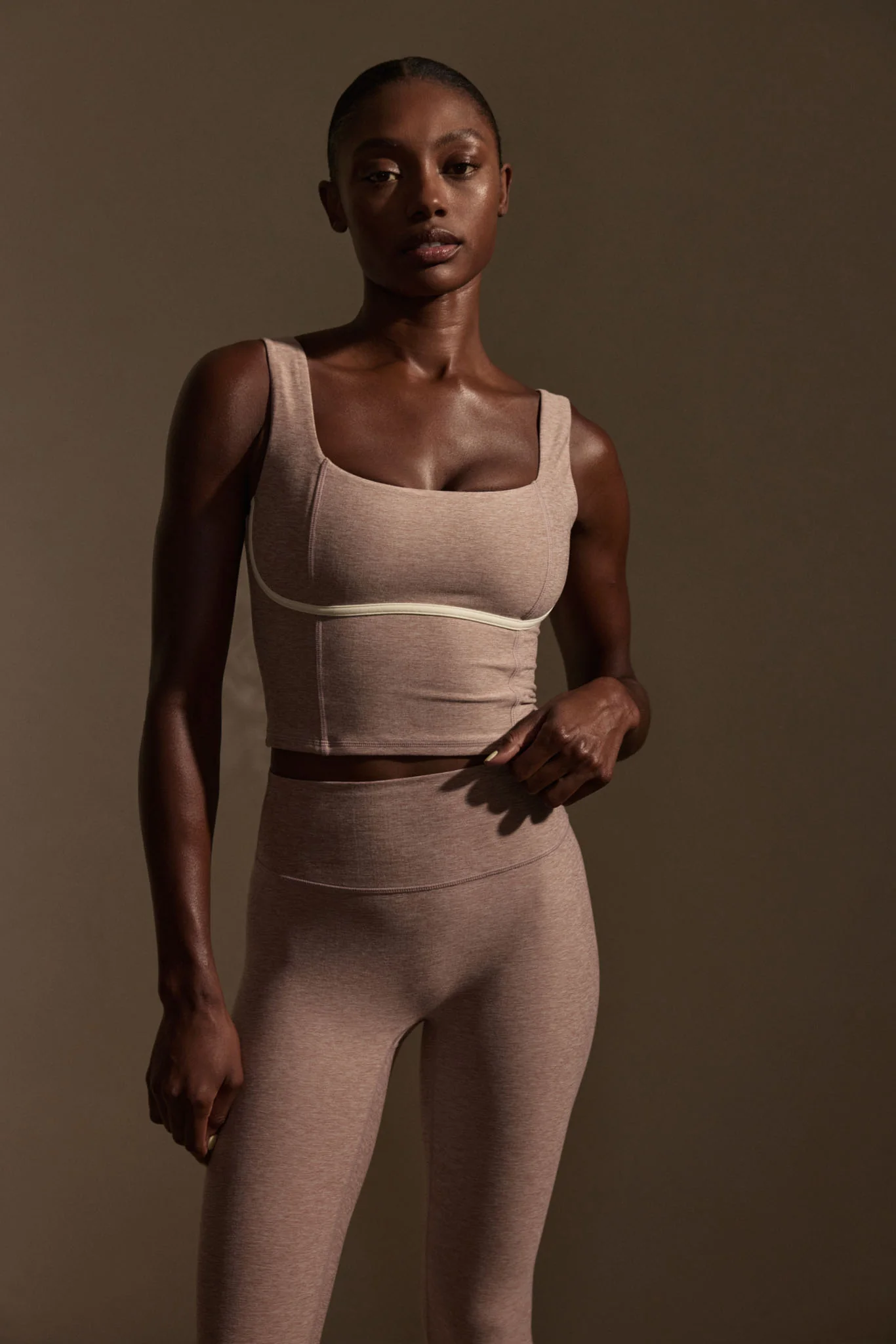 Zion Tank - Heather Mauve/Ivory - Image 2