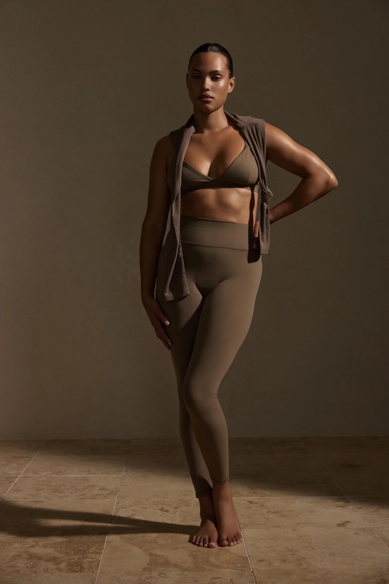 Acadia Legging - Stone Jersey - Image 2
