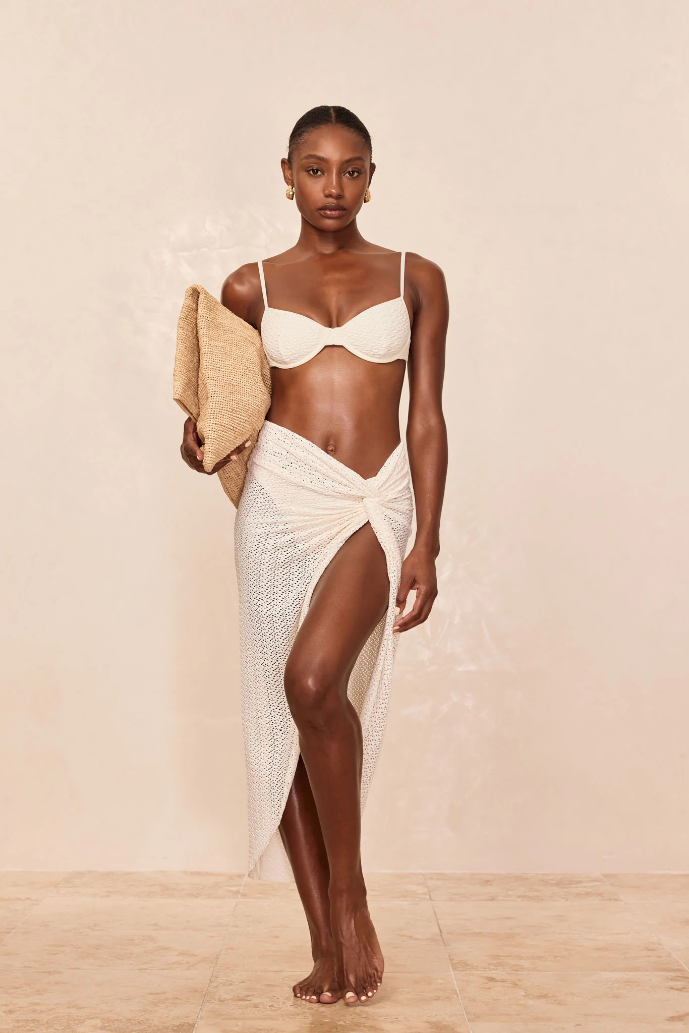 Andros Sarong - Ivory Crochet - Image 5