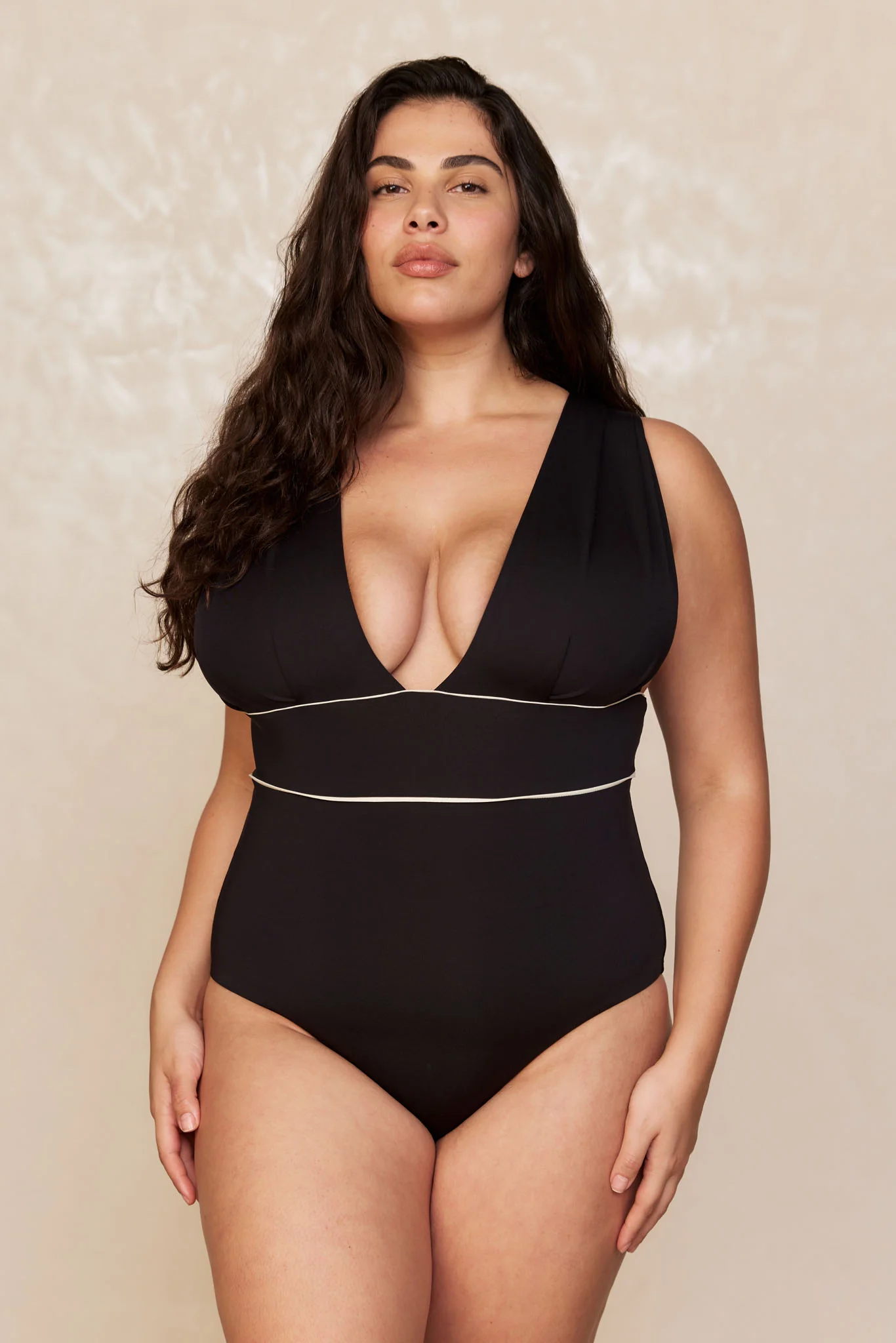 Aruba One Piece - Black/Ivory - Image 6