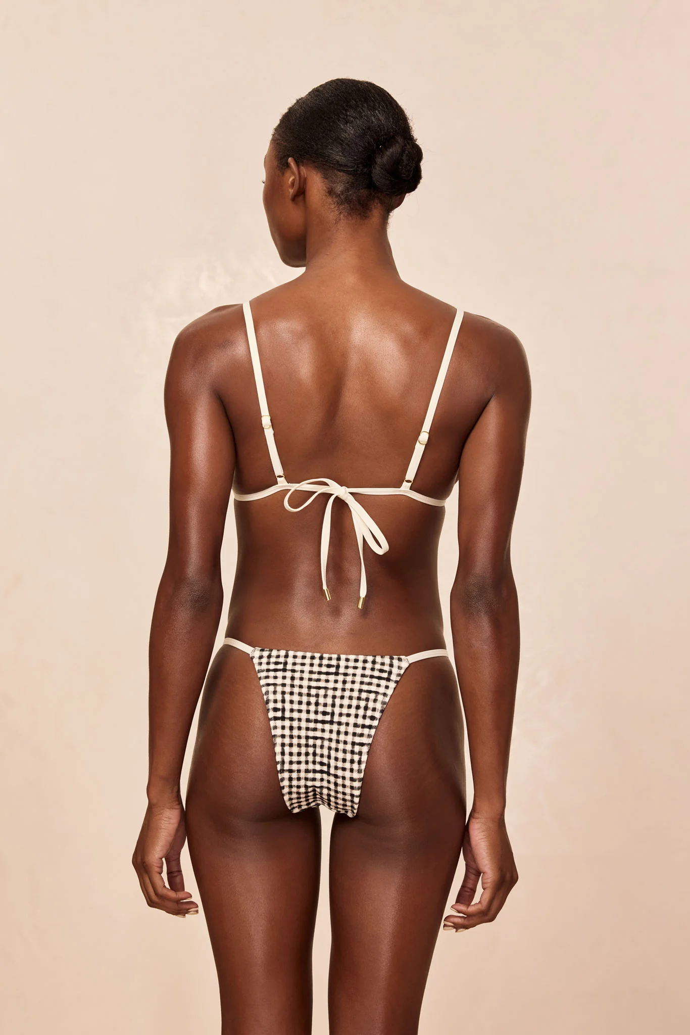 Barbados Top - Black Gingham - Image 4