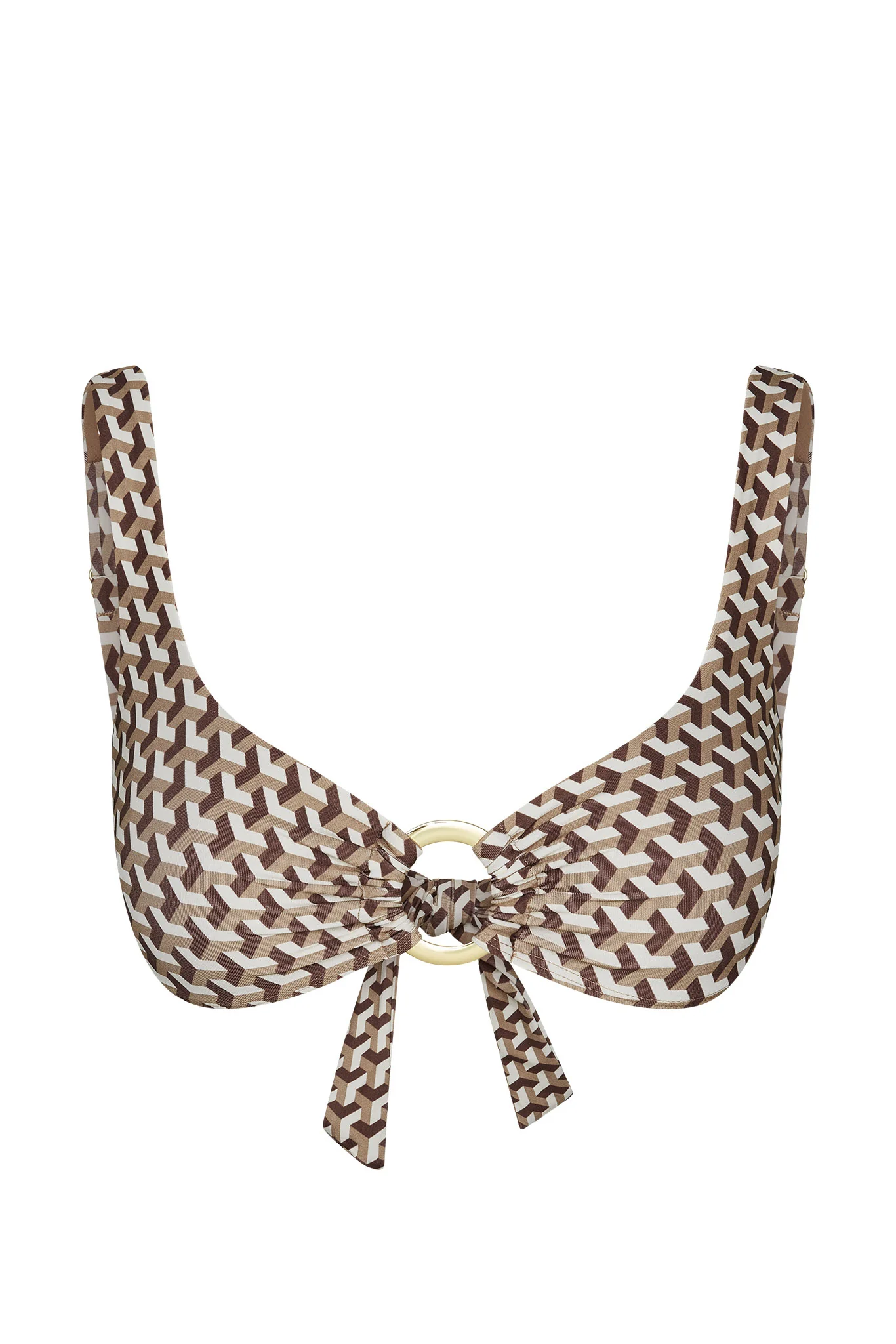 Barbuda Top - Husk Geo