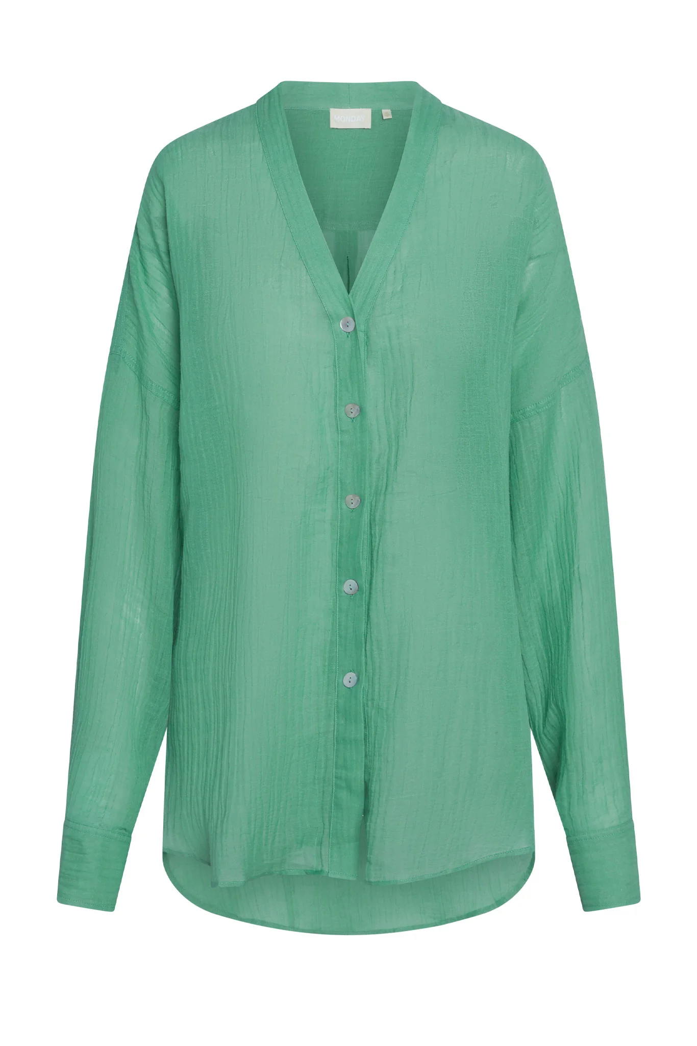 Barcelona Tunic - Pond Crinkle Linen