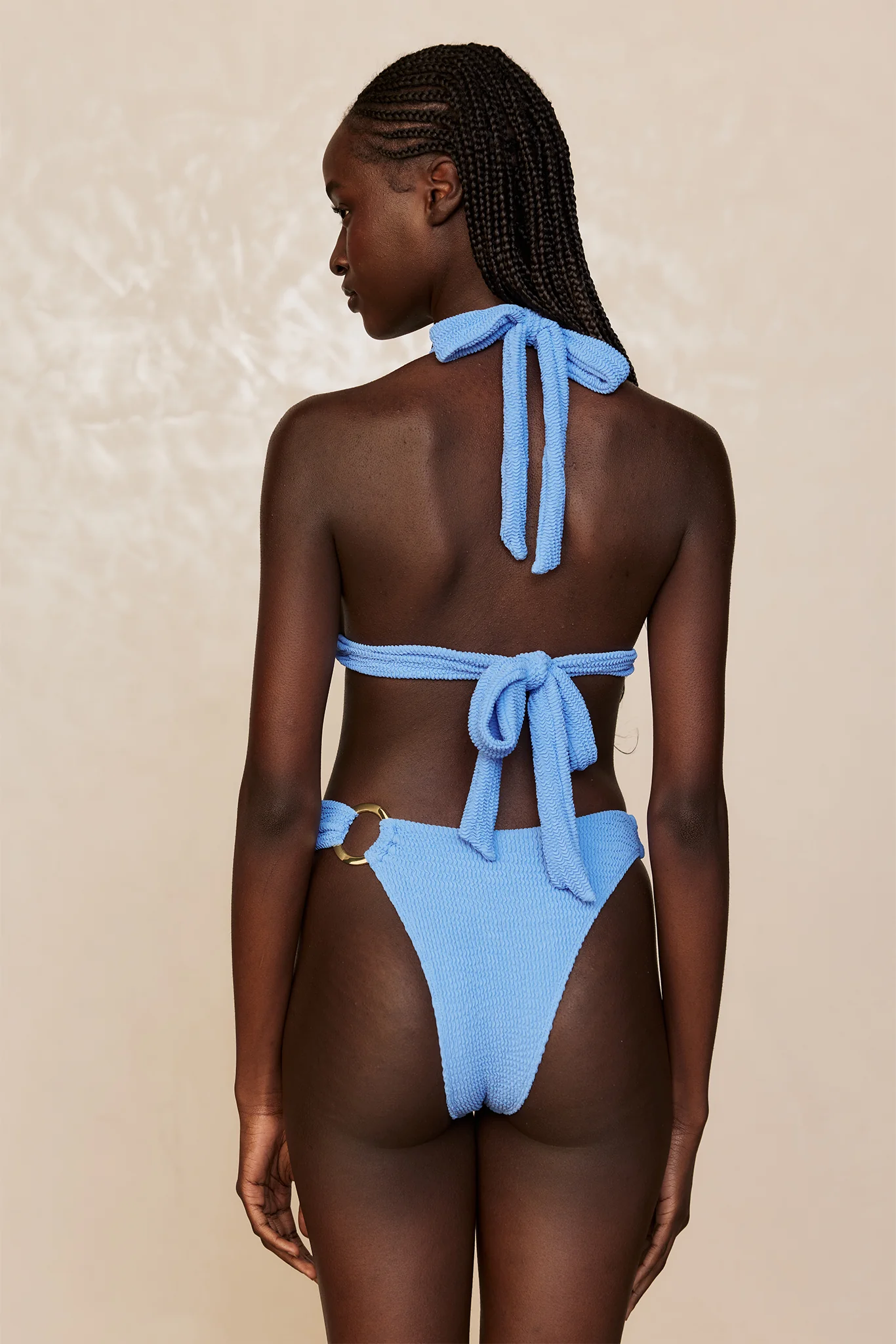 Bronte Bottom - Azure Crinkle - Image 4