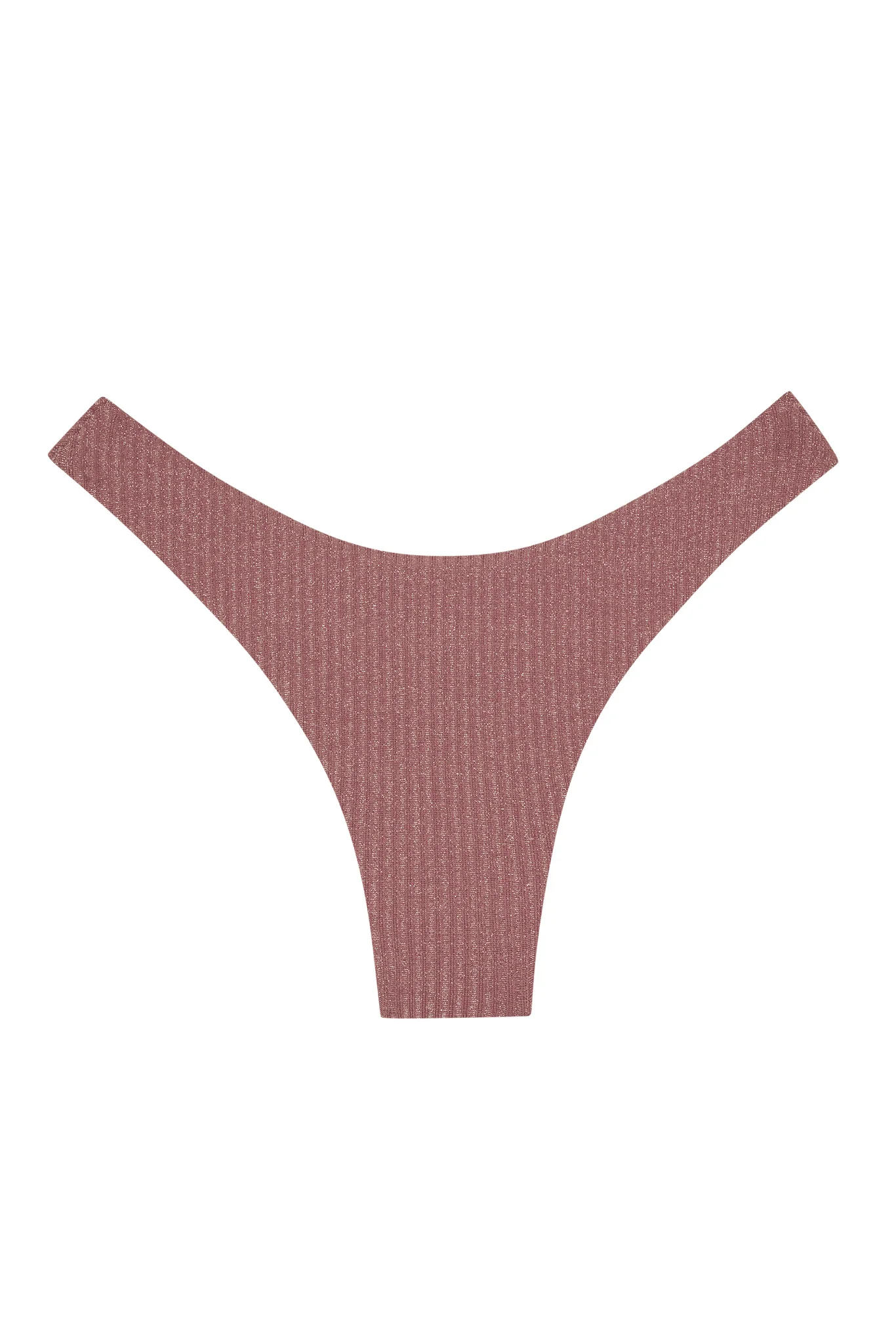 Byron Bottom - Mauve Lurex Rib