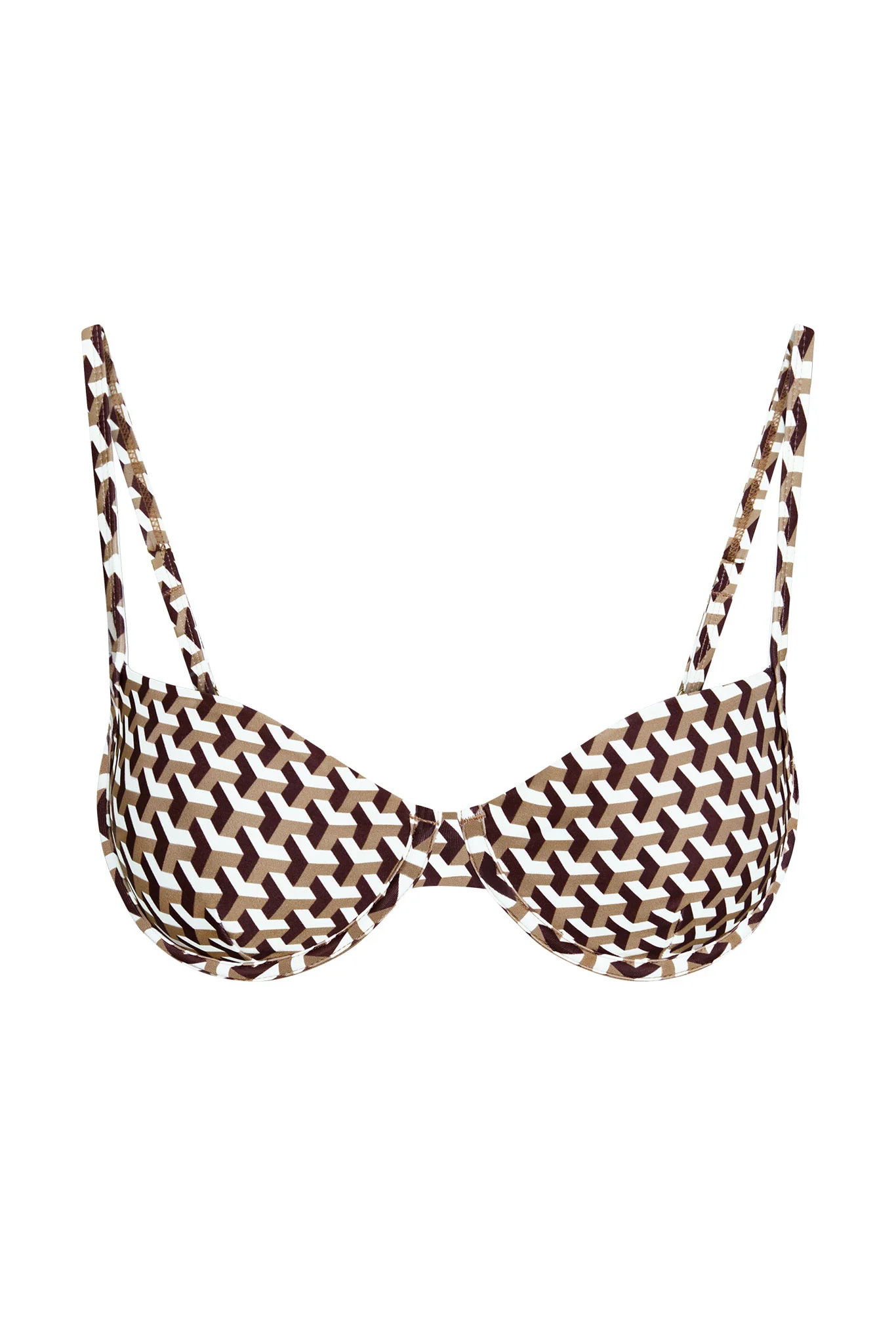 Capri Top - Husk Geo