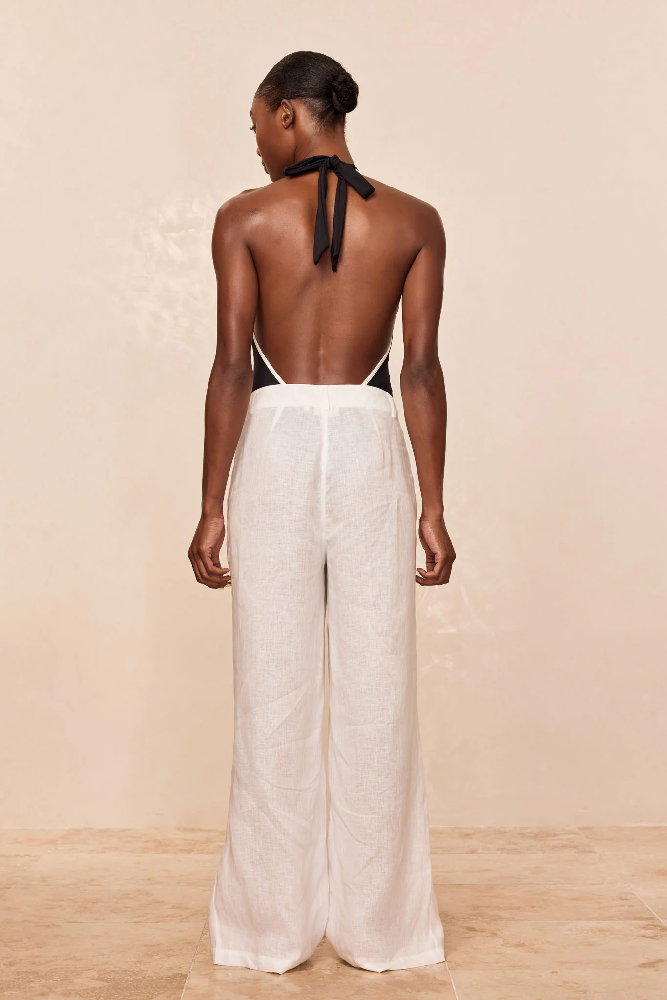 Casablanca Pants - White Linen - Image 6