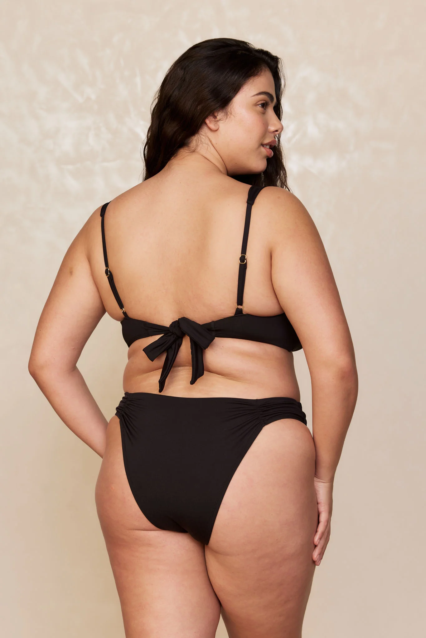 Clovelly High Leg Bottom - Black - Image 9
