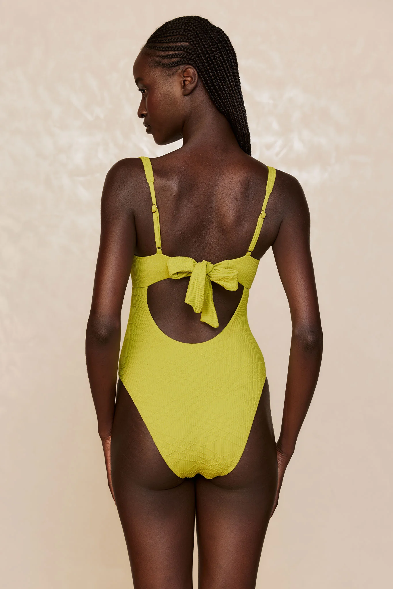 Clovelly One Piece - Chartreuse Summer Plaid - Image 4