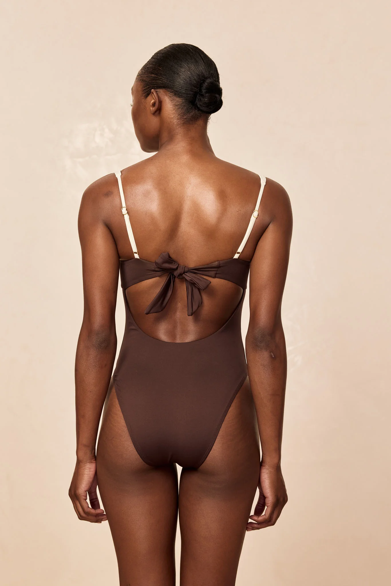 Clovelly One Piece - Espresso/Ivory - Image 4