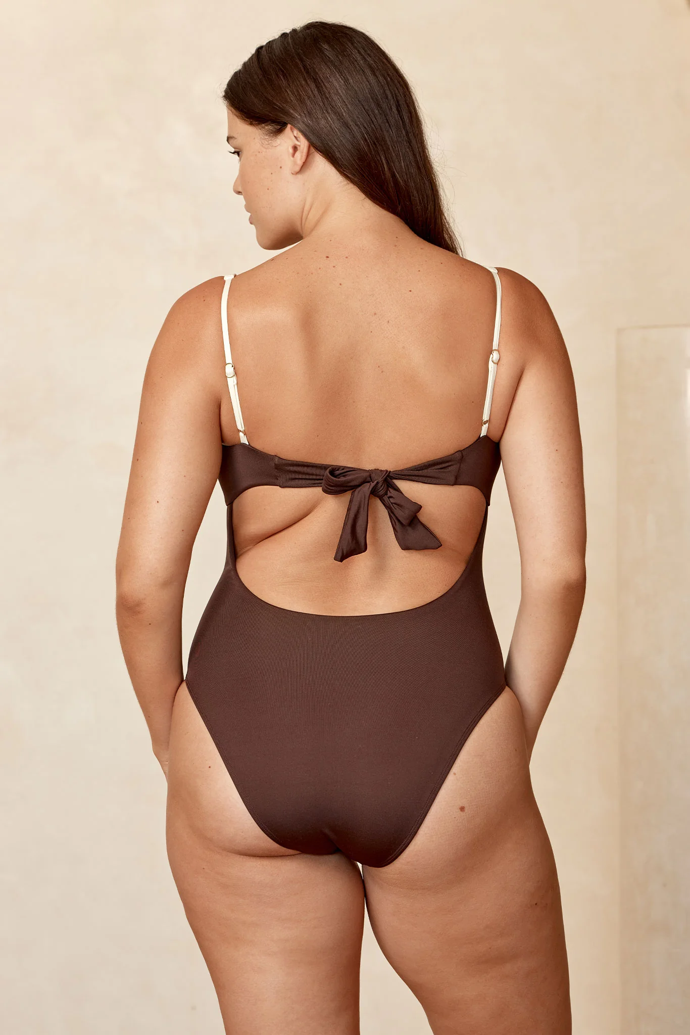 Clovelly One Piece - Espresso/Ivory - Image 8