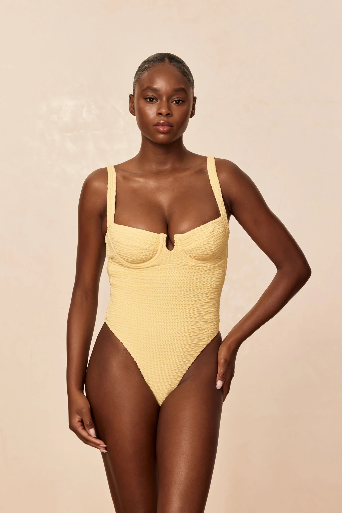 Clovelly One Piece - Honey Crinkle - Image 3