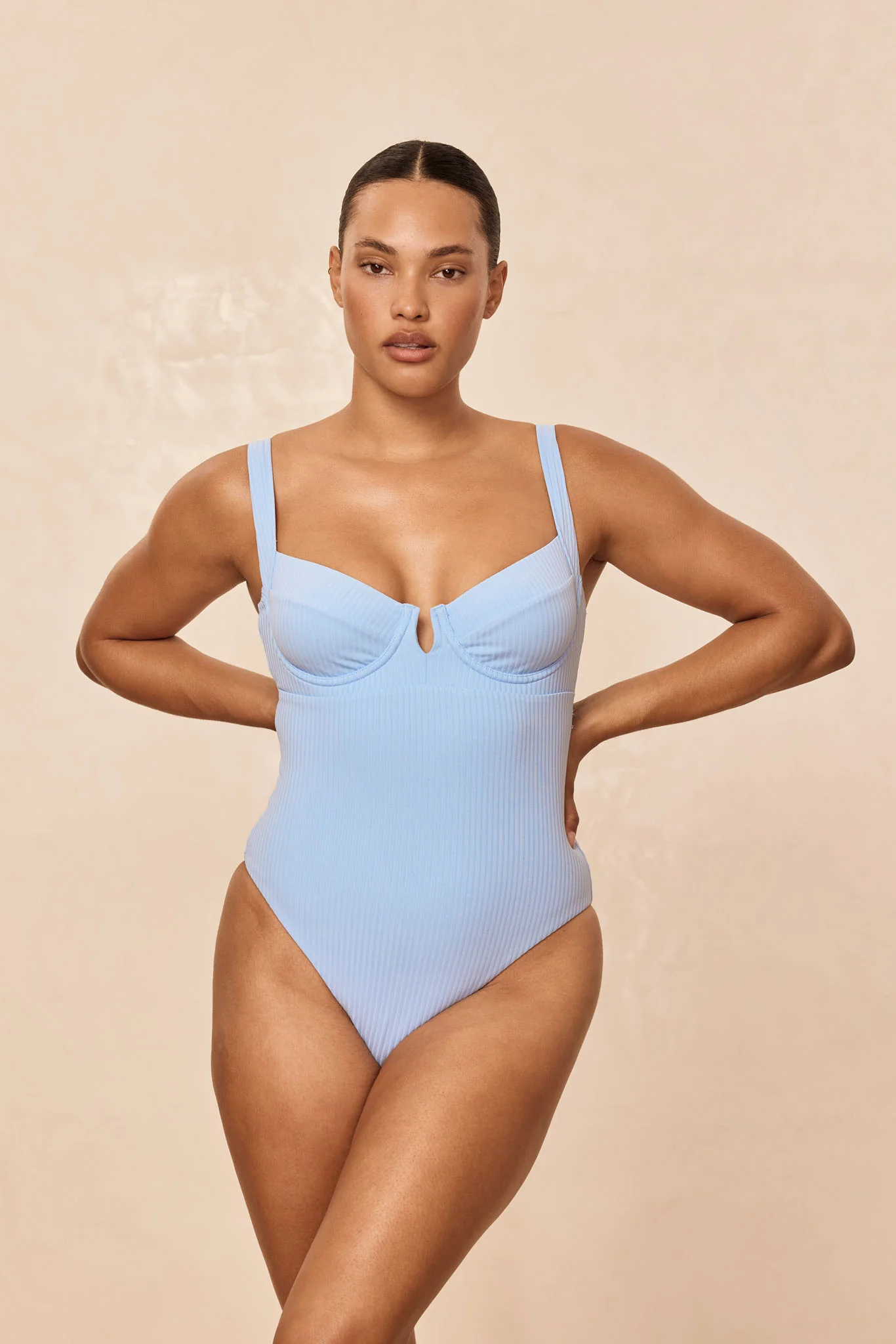 Clovelly One Piece - Sky Rib - Image 3