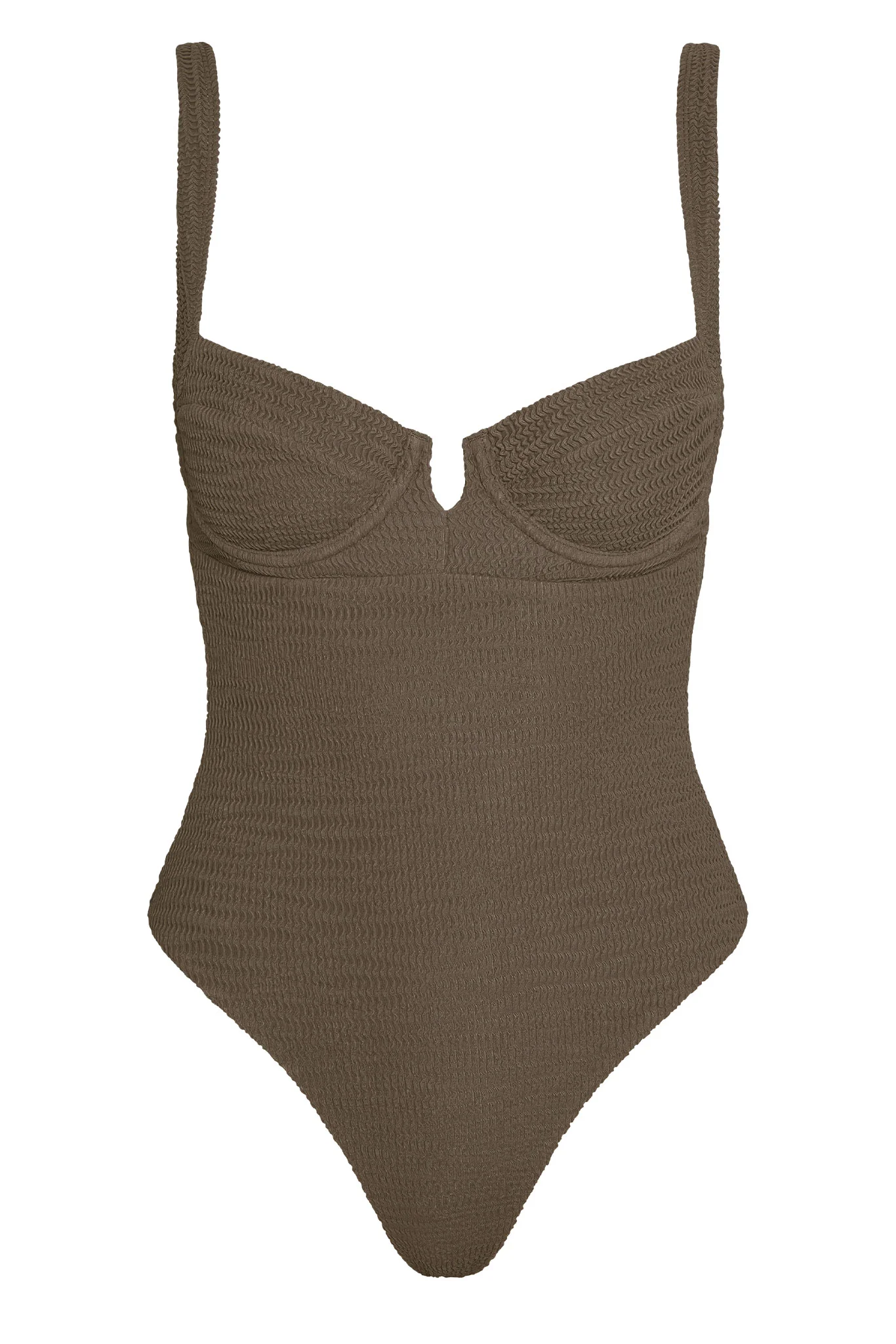Clovelly One Piece - Stone Crinkle