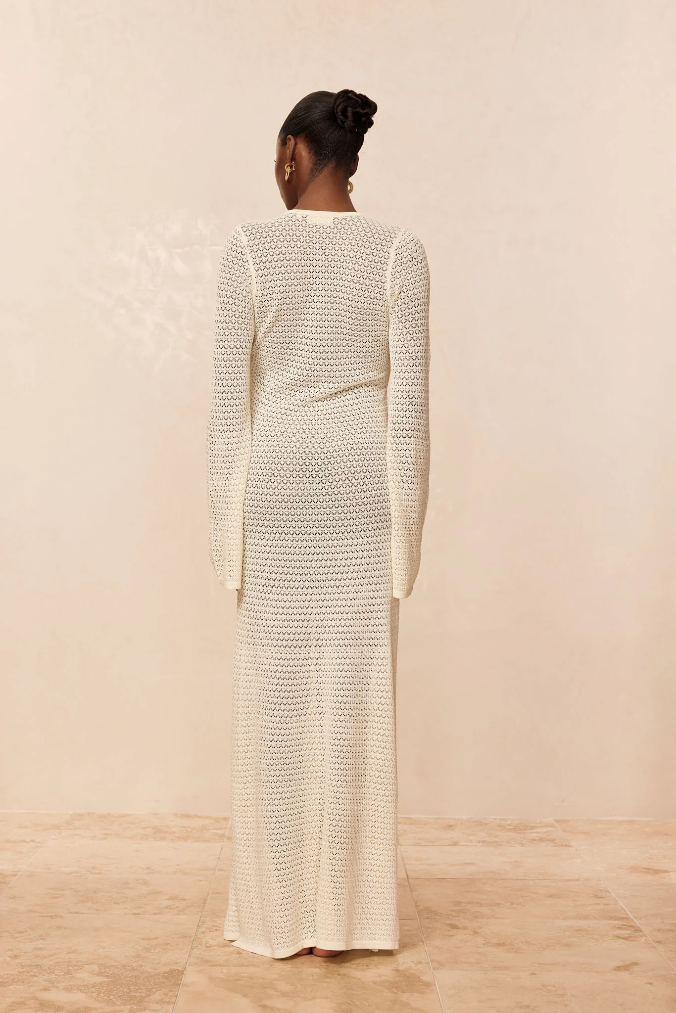 Corossol Dress - Ivory Lace Crochet - Image 8