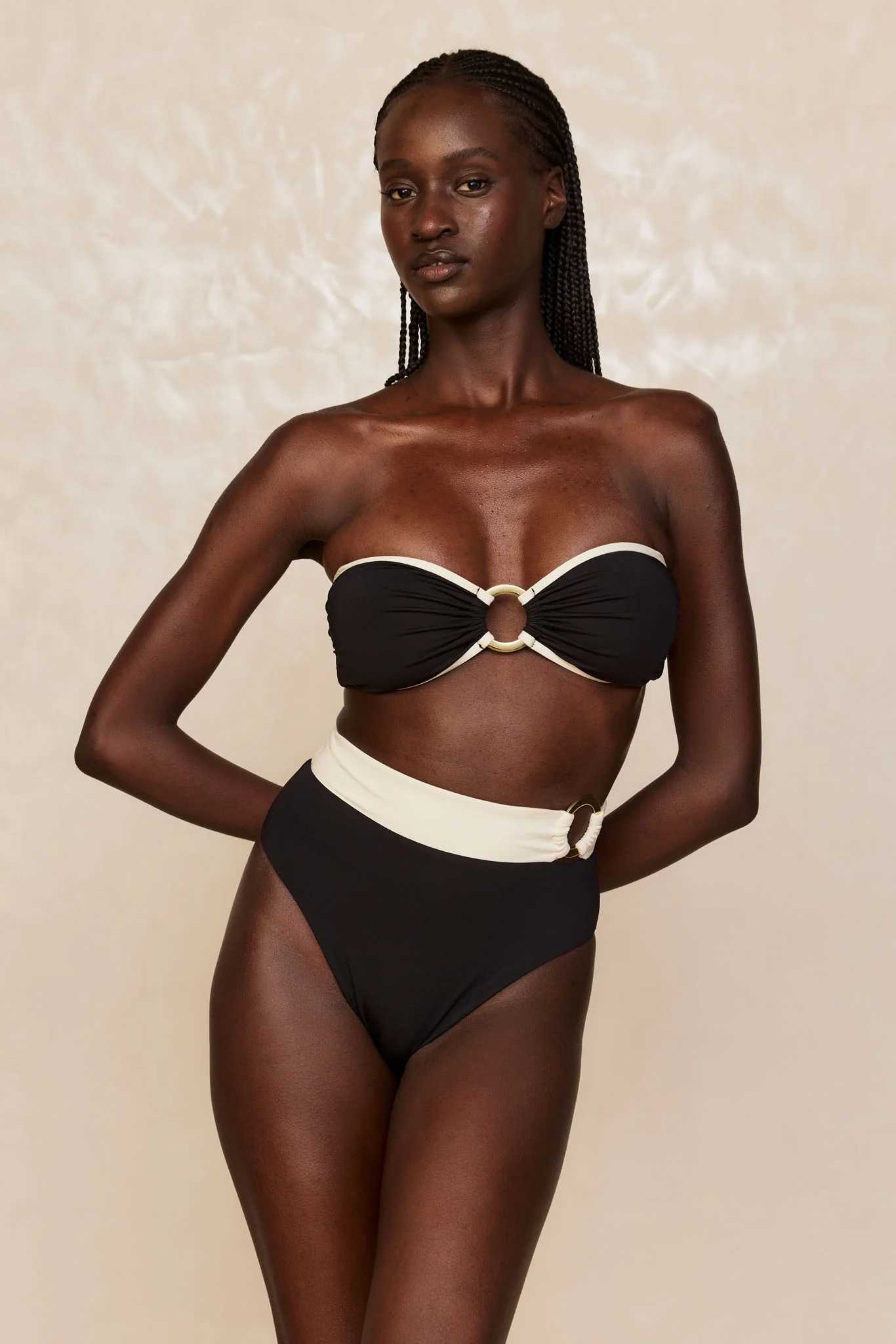 Costa Rica Top - Black/Ivory - Image 4