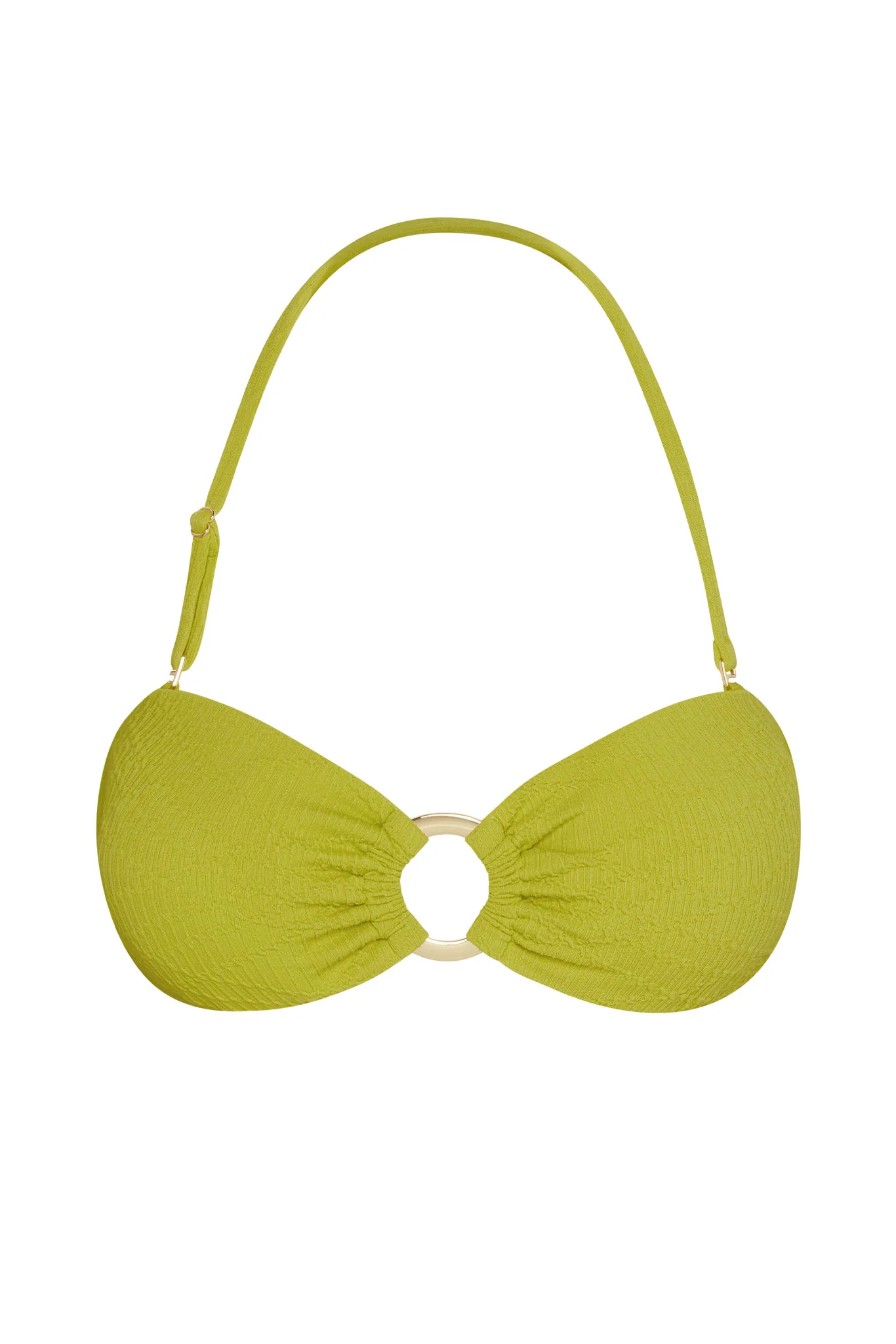 Costa Rica Top - Chartreuse Summer Plaid
