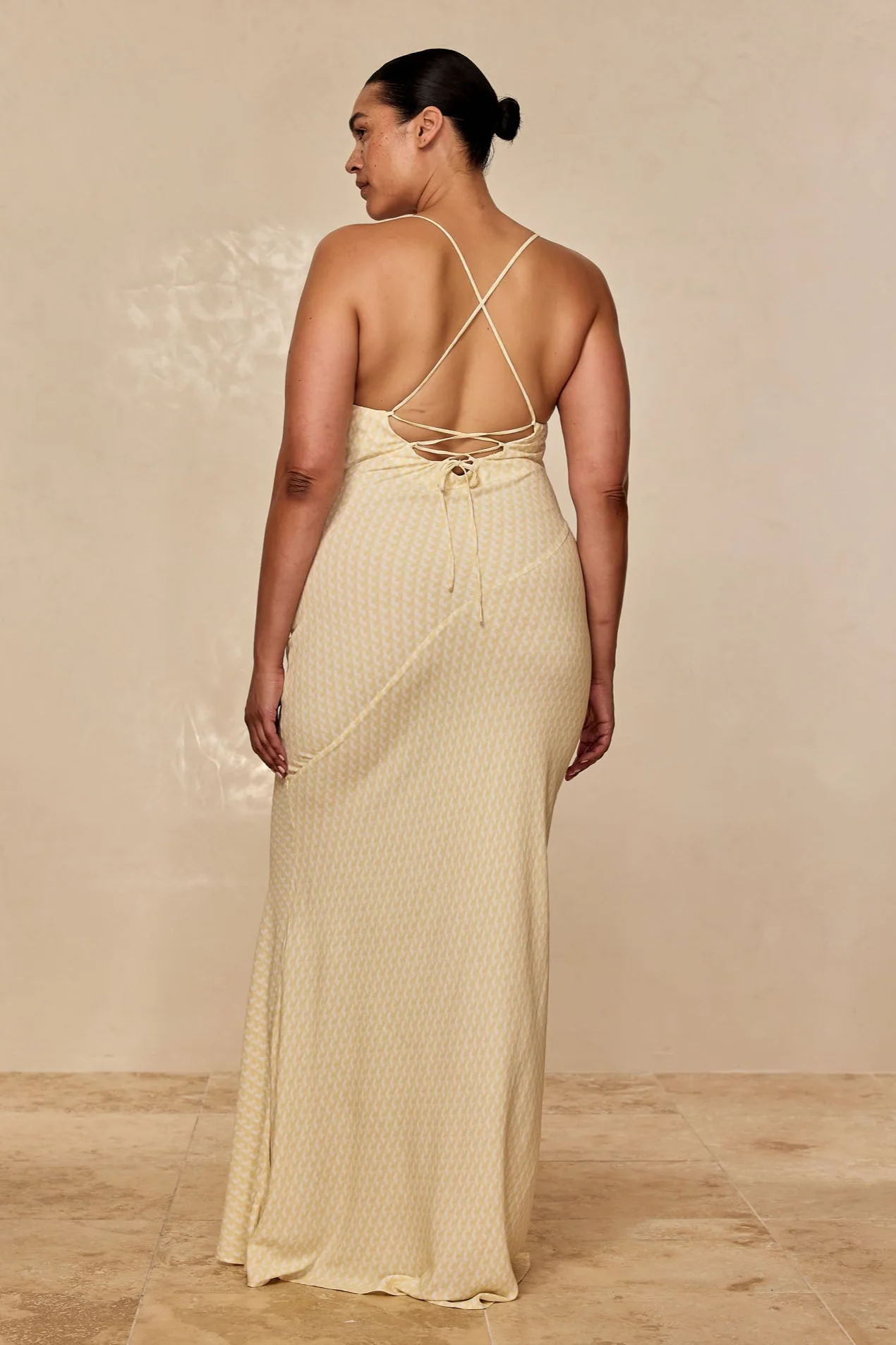 Cote D'azur Dress - Ivory Geo - Image 4