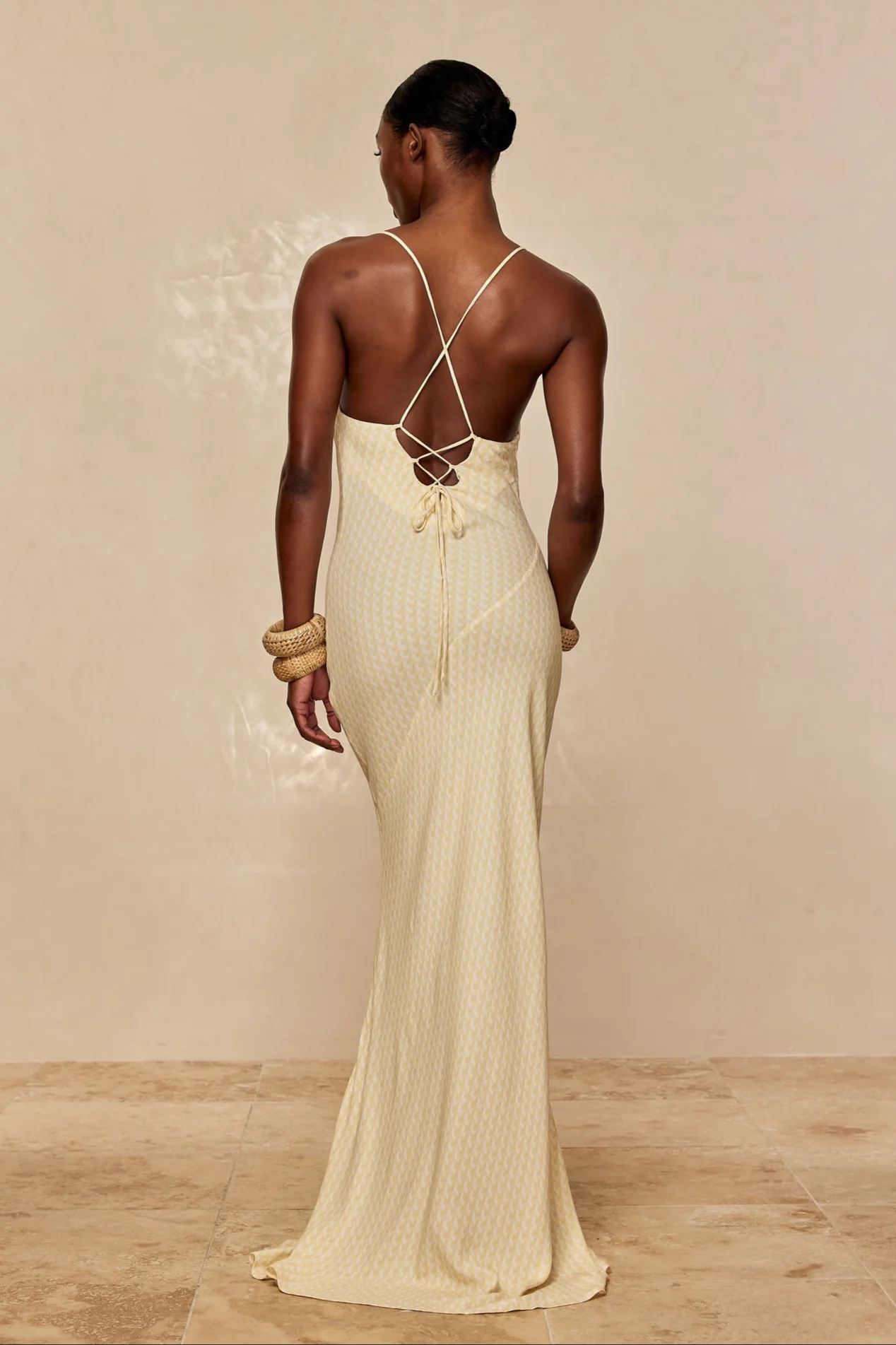 Cote D'azur Dress - Ivory Geo - Image 6
