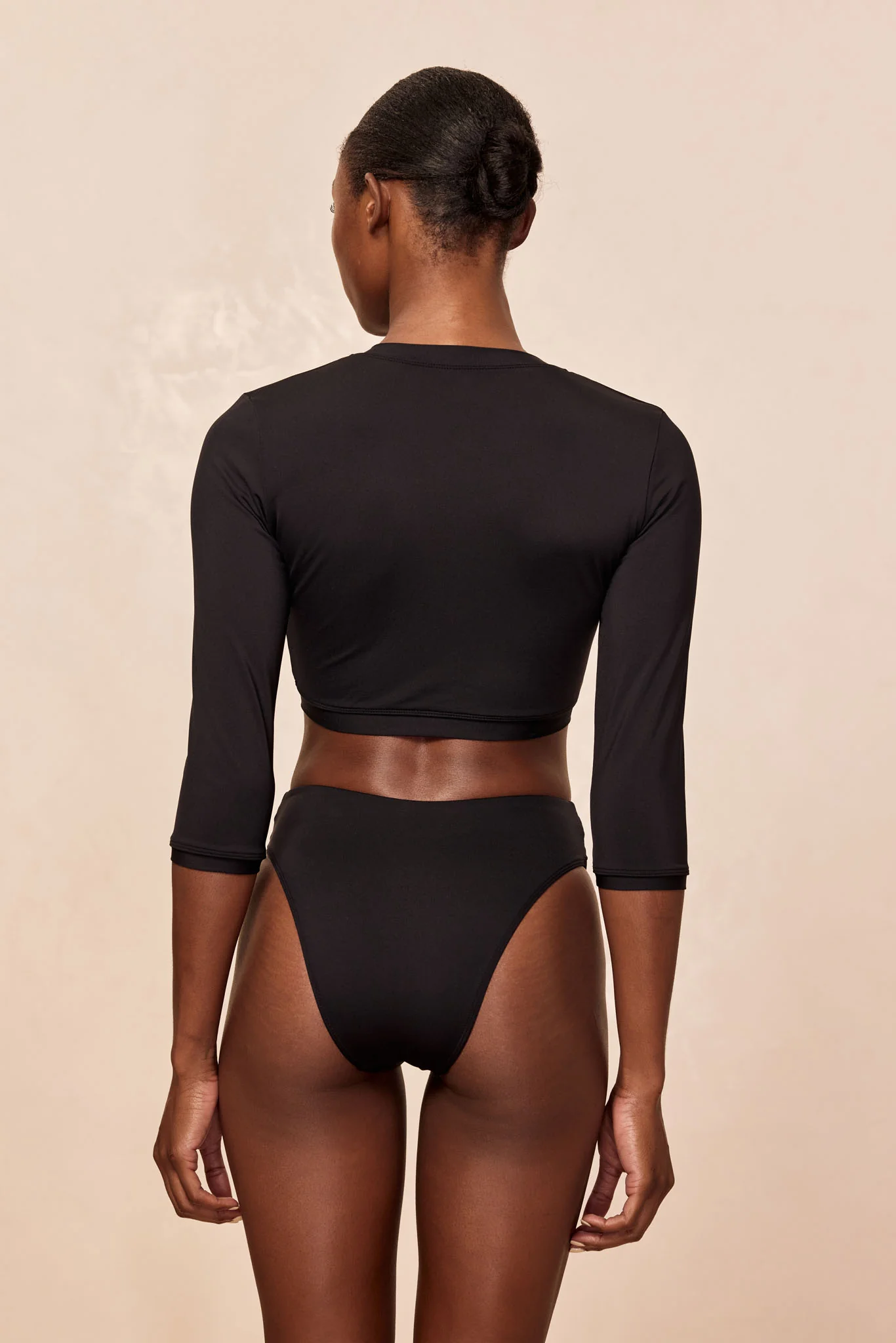 Crete Swim Cardi - Black - Image 8