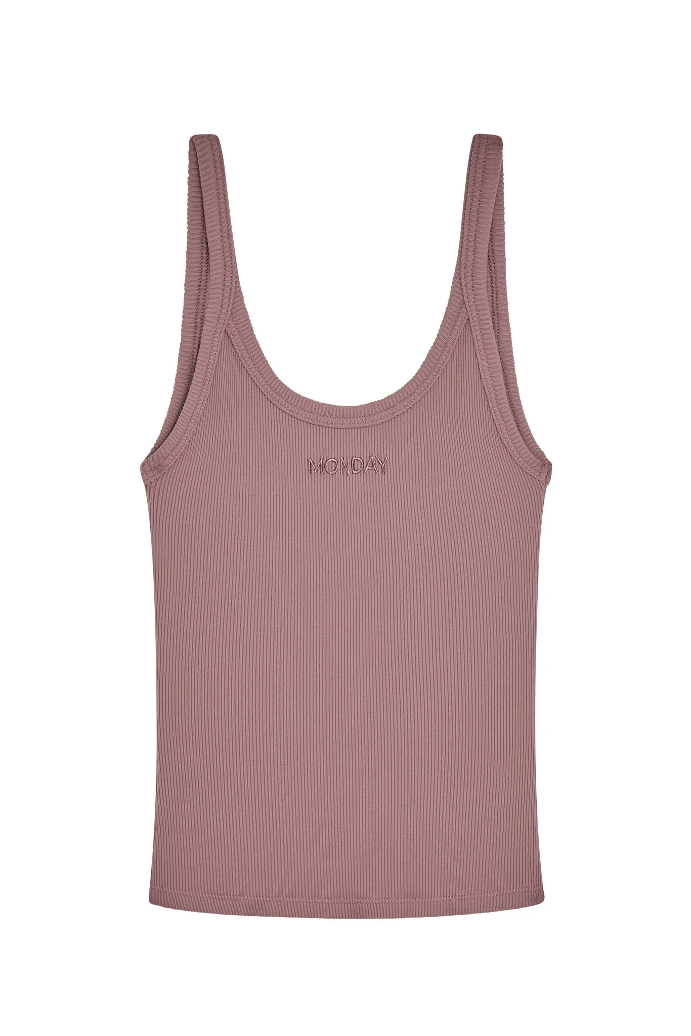 Devin Tank - Mauve Thin Rib - Image 4