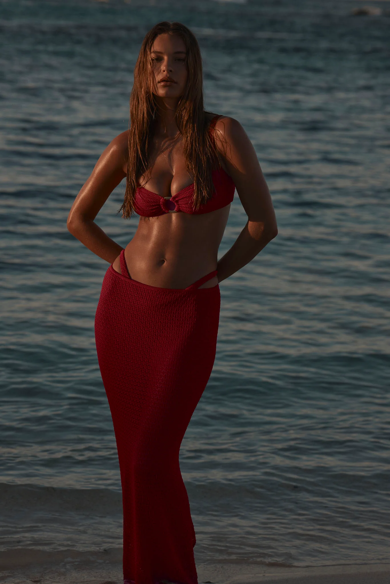 Fontelina Skirt - Cherry Lace Crochet - Image 2