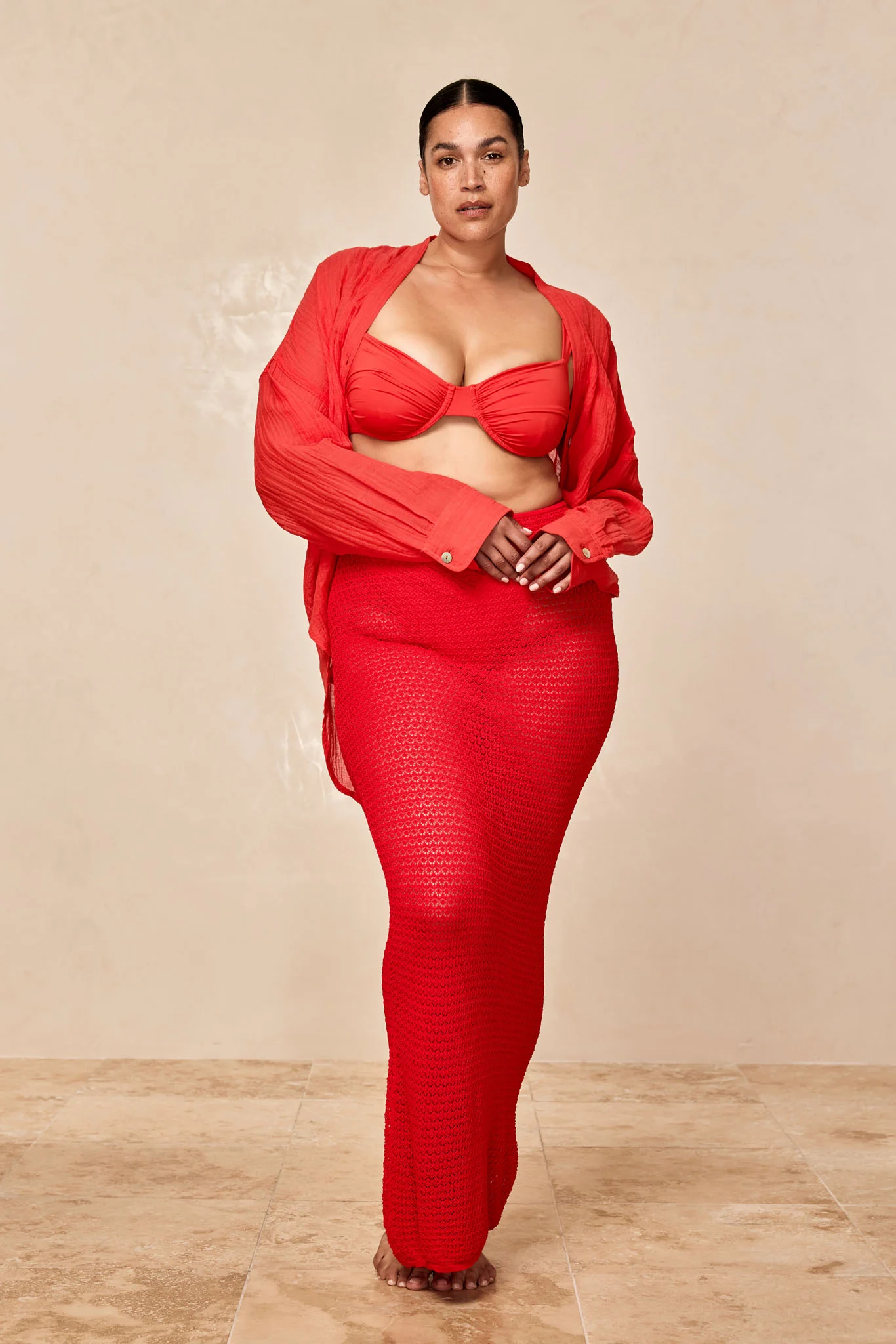 Fontelina Skirt - Chili Pepper Lace Crochet - Image 7