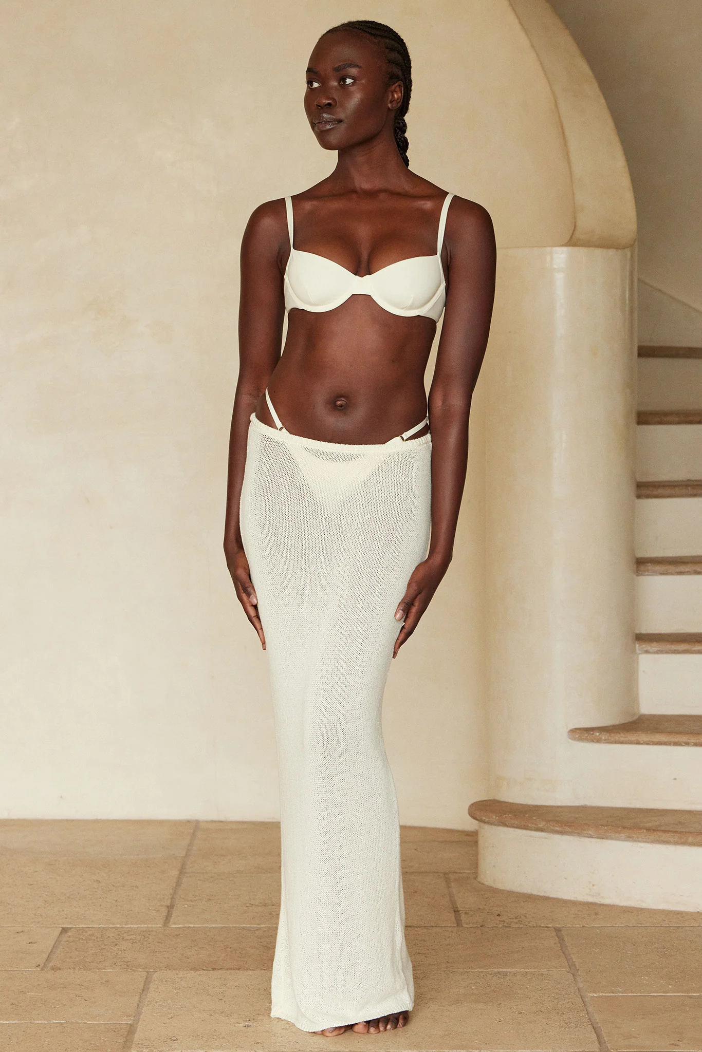 Fontelina Skirt - Ivory Open Knit - Image 5