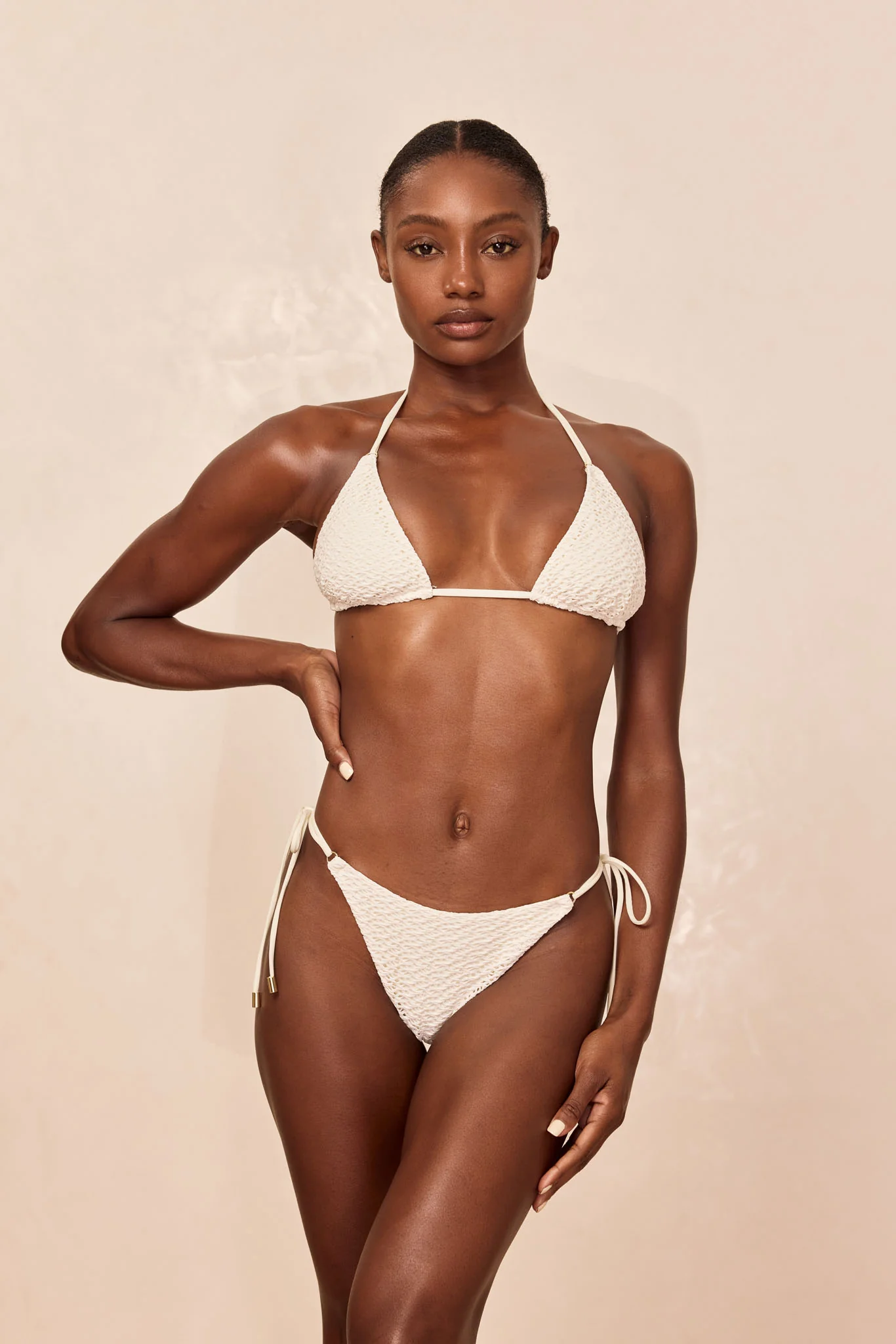 Hanalei Bottom - Ivory Crochet - Image 4