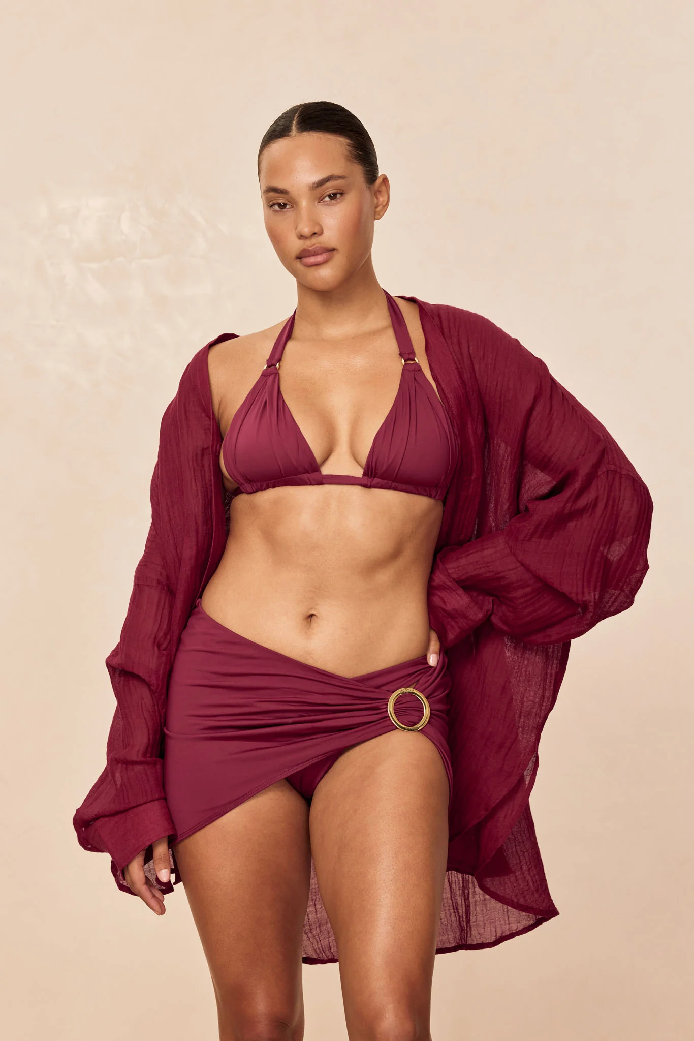 Jamaica Sarong - Fig - Image 5