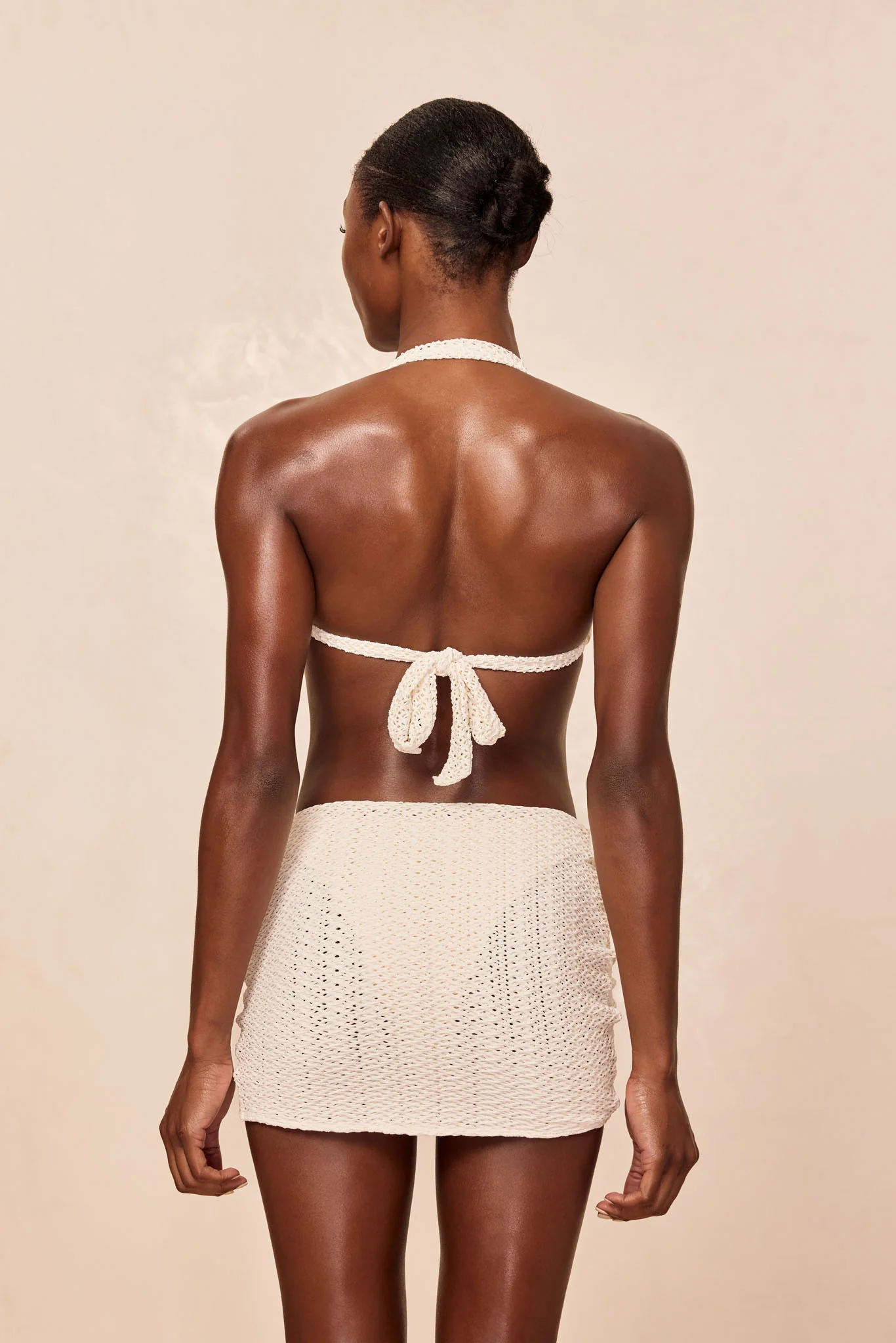 Jamaica Sarong - Ivory Crochet - Image 4
