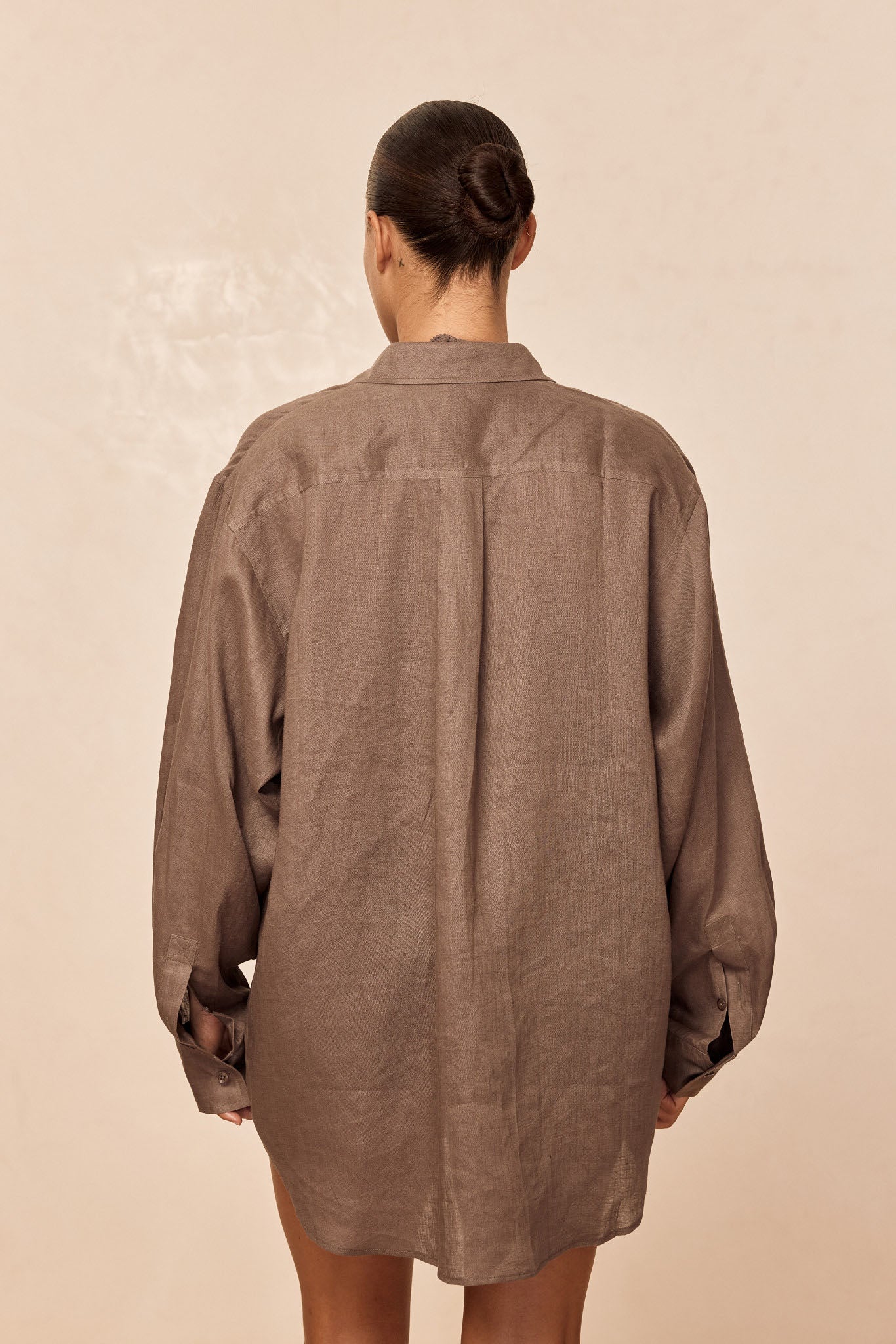 La Jolla Shirt - Stone Linen - Image 4