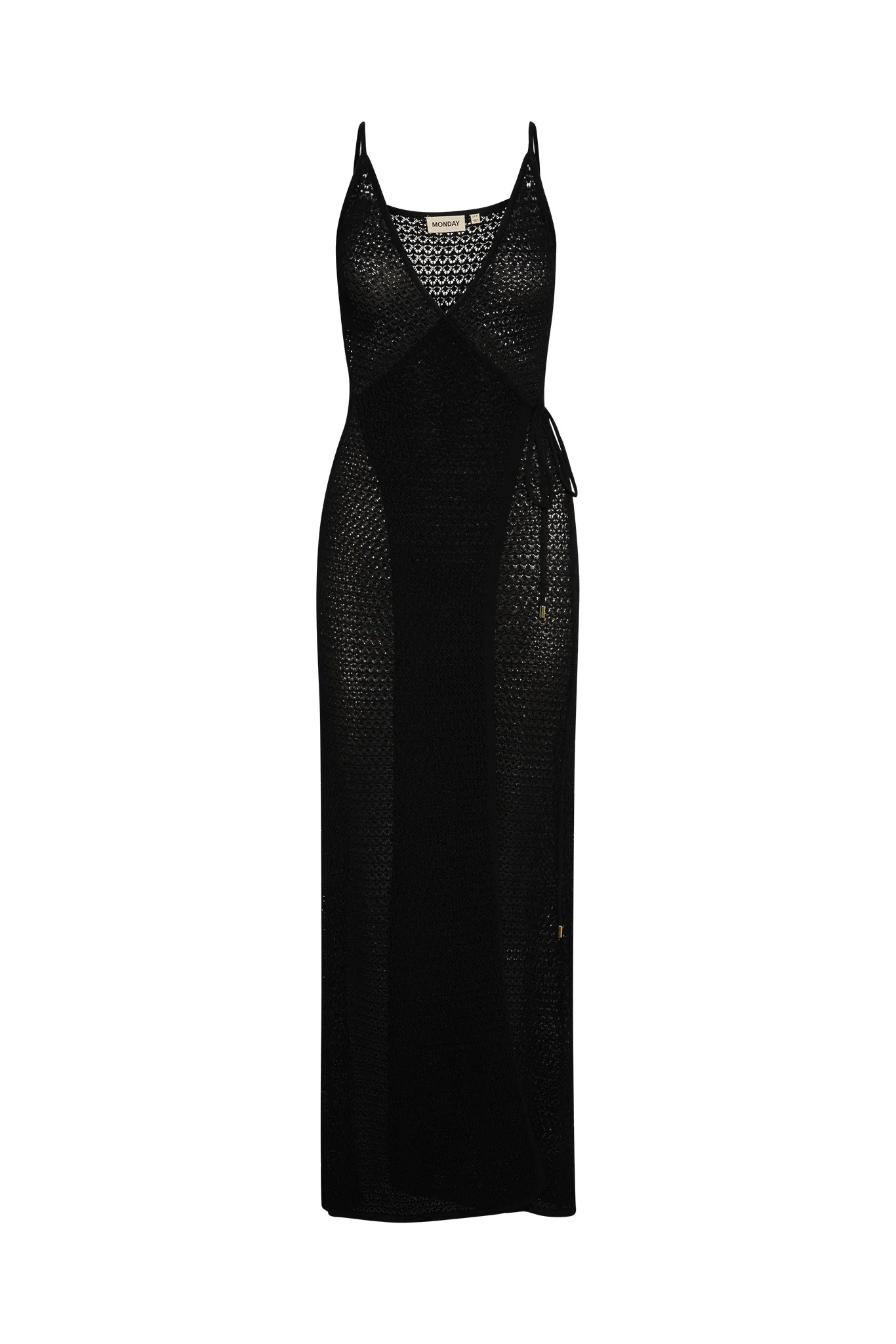 Levanzo Dress - Black Lace Crochet