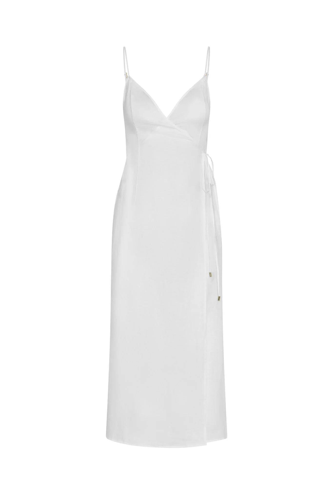 Levanzo Dress - White Linen