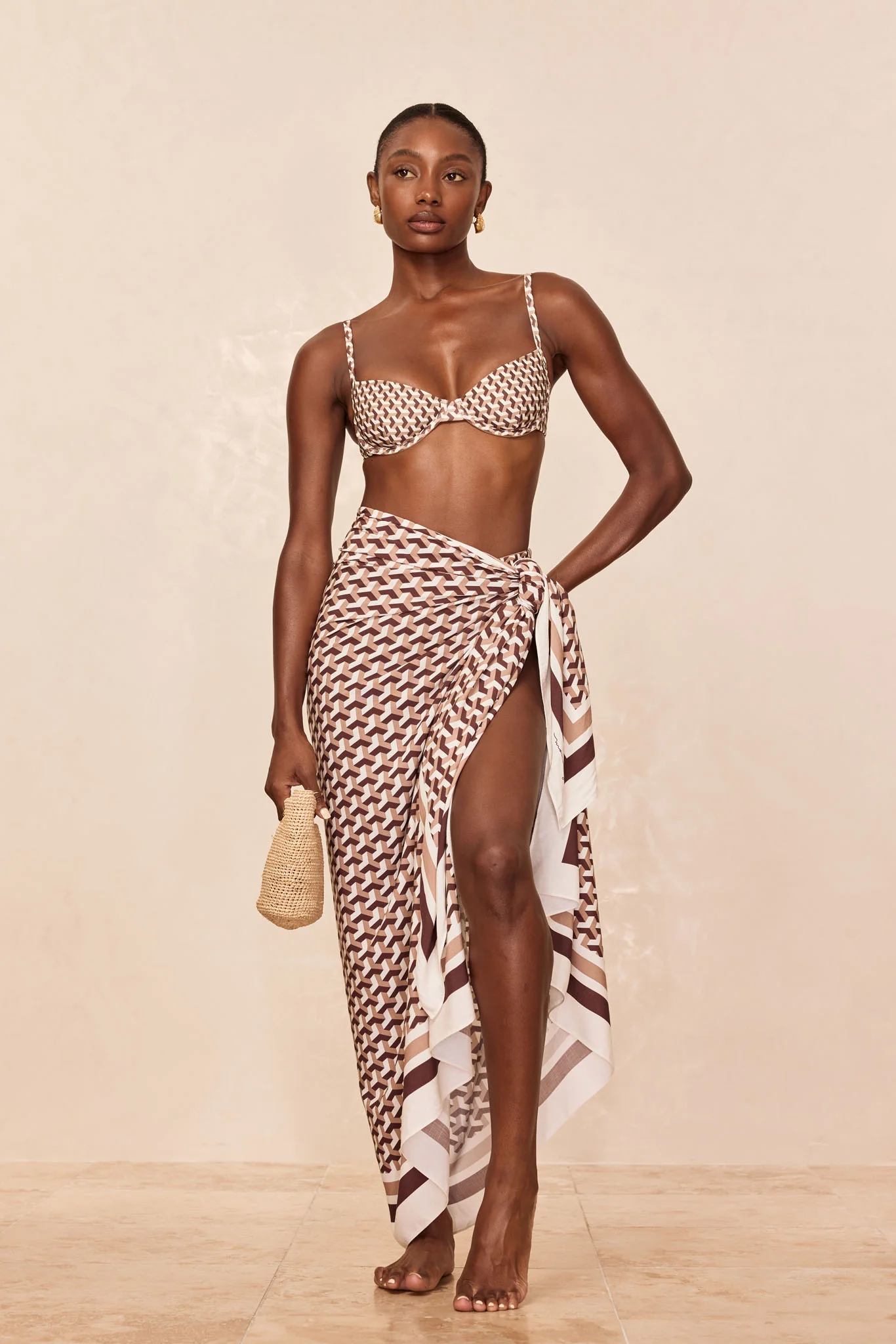 Marina Piccola Sarong - Husk Geo - Image 8