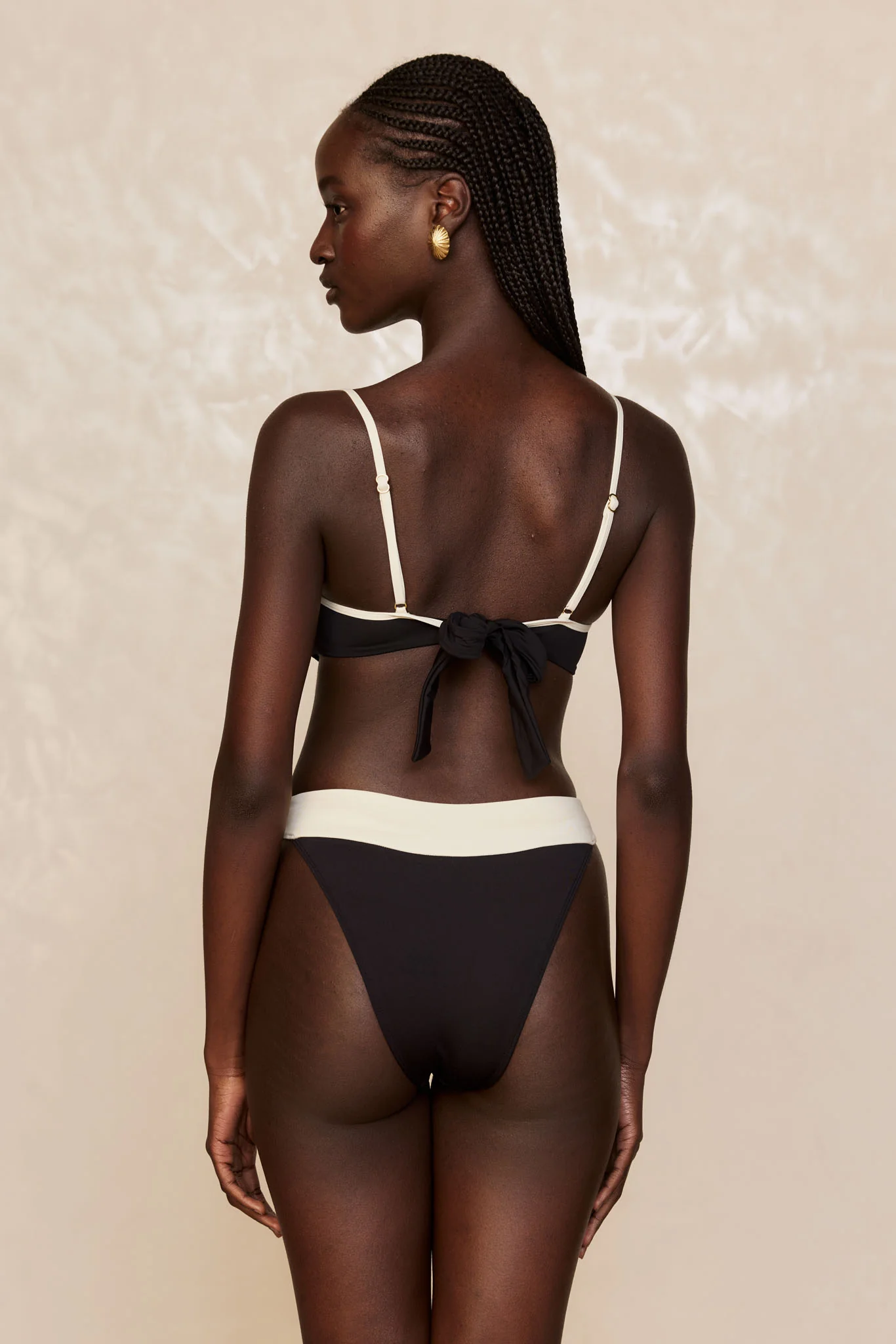Capri Top - Black/Ivory - Image 9