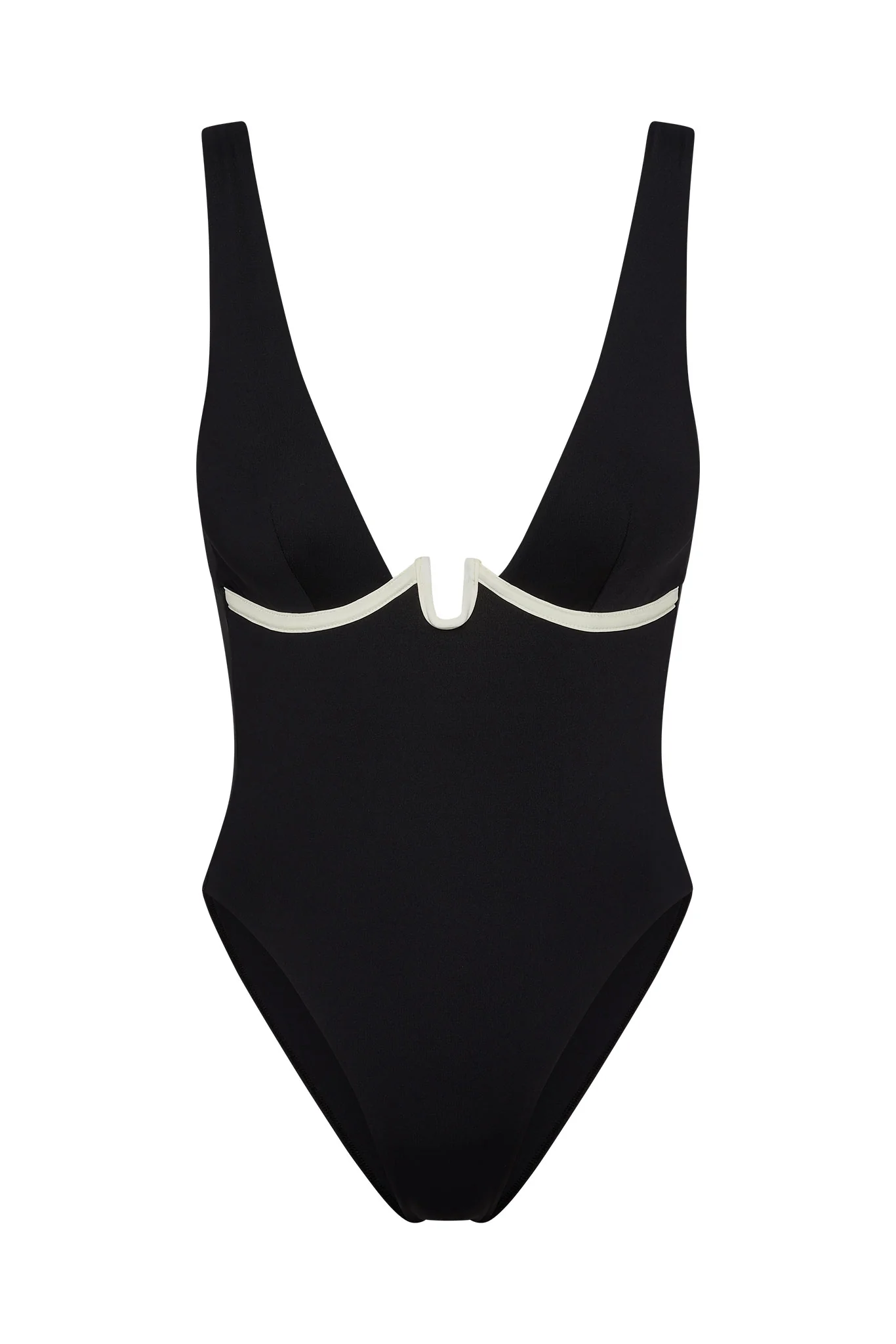 Milos One Piece - Black/Ivory