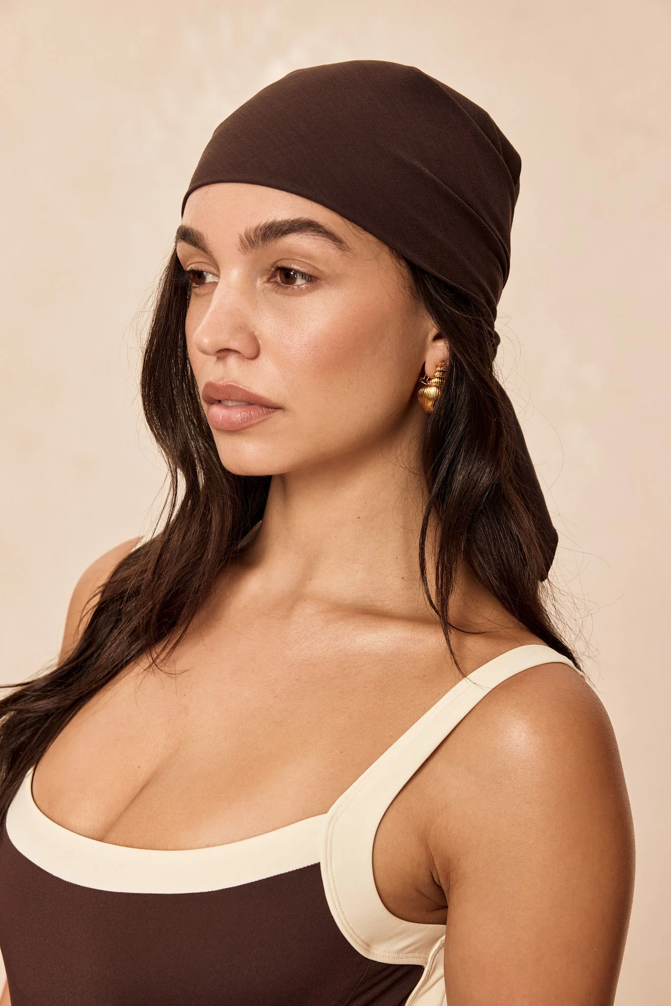 Monday Head Scarf - Espresso - Image 3
