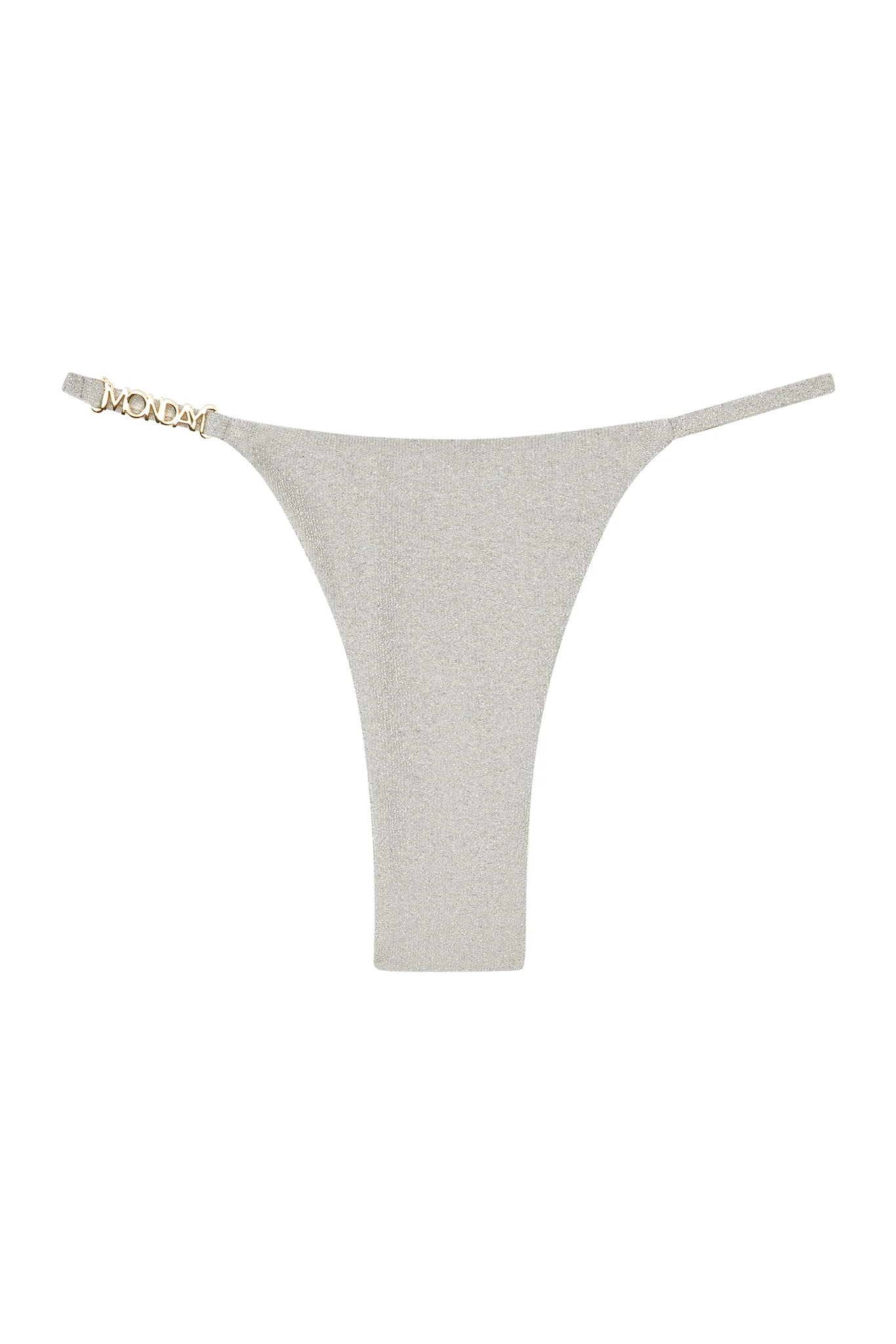 Monday Thong - Soft Silver Shimmer