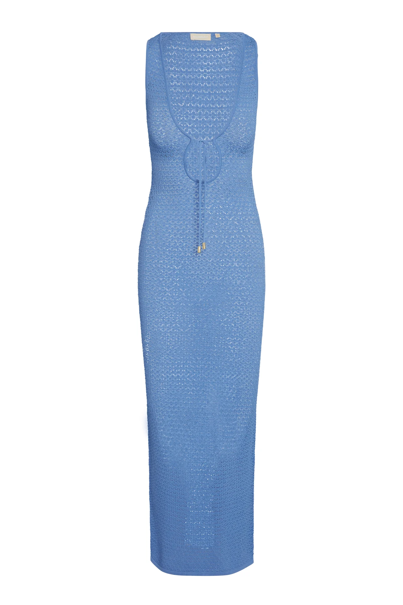 Monte Carlo Tie Dress - Azure Lace Crochet