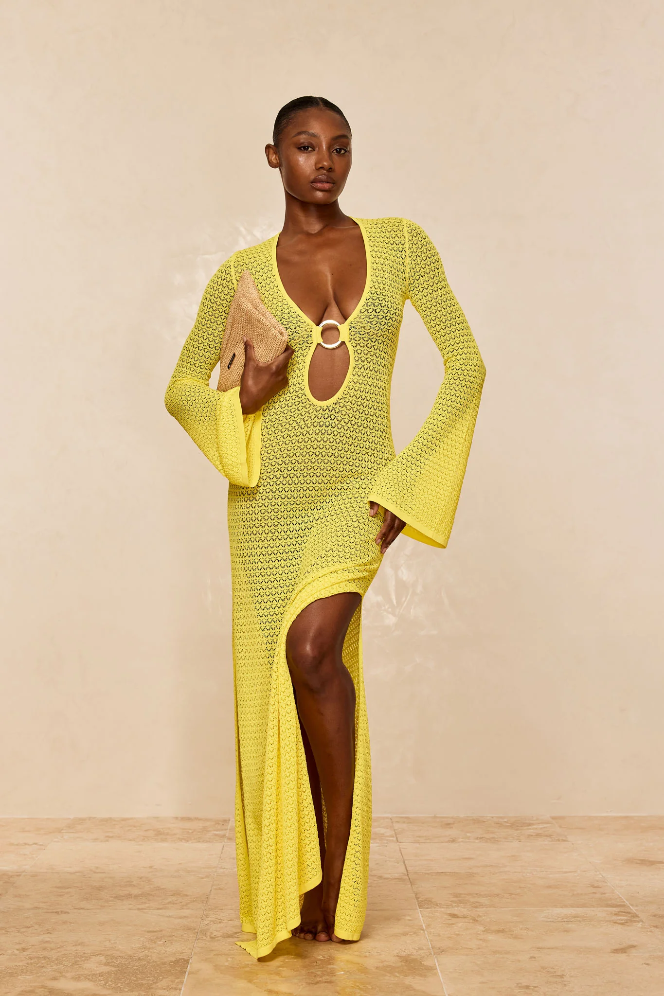 Montego Dress - Limoncello Lace Crochet - Image 4