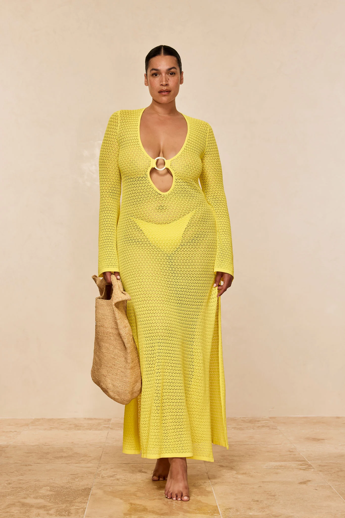 Montego Dress - Limoncello Lace Crochet - Image 6