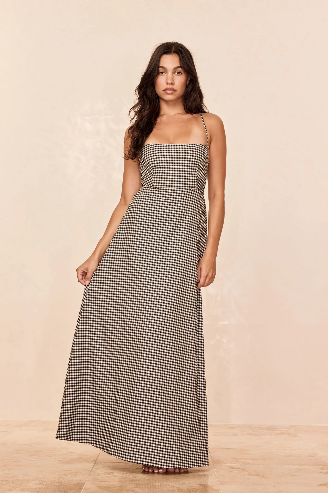 Montpellier Dress - Black Gingham - Image 5