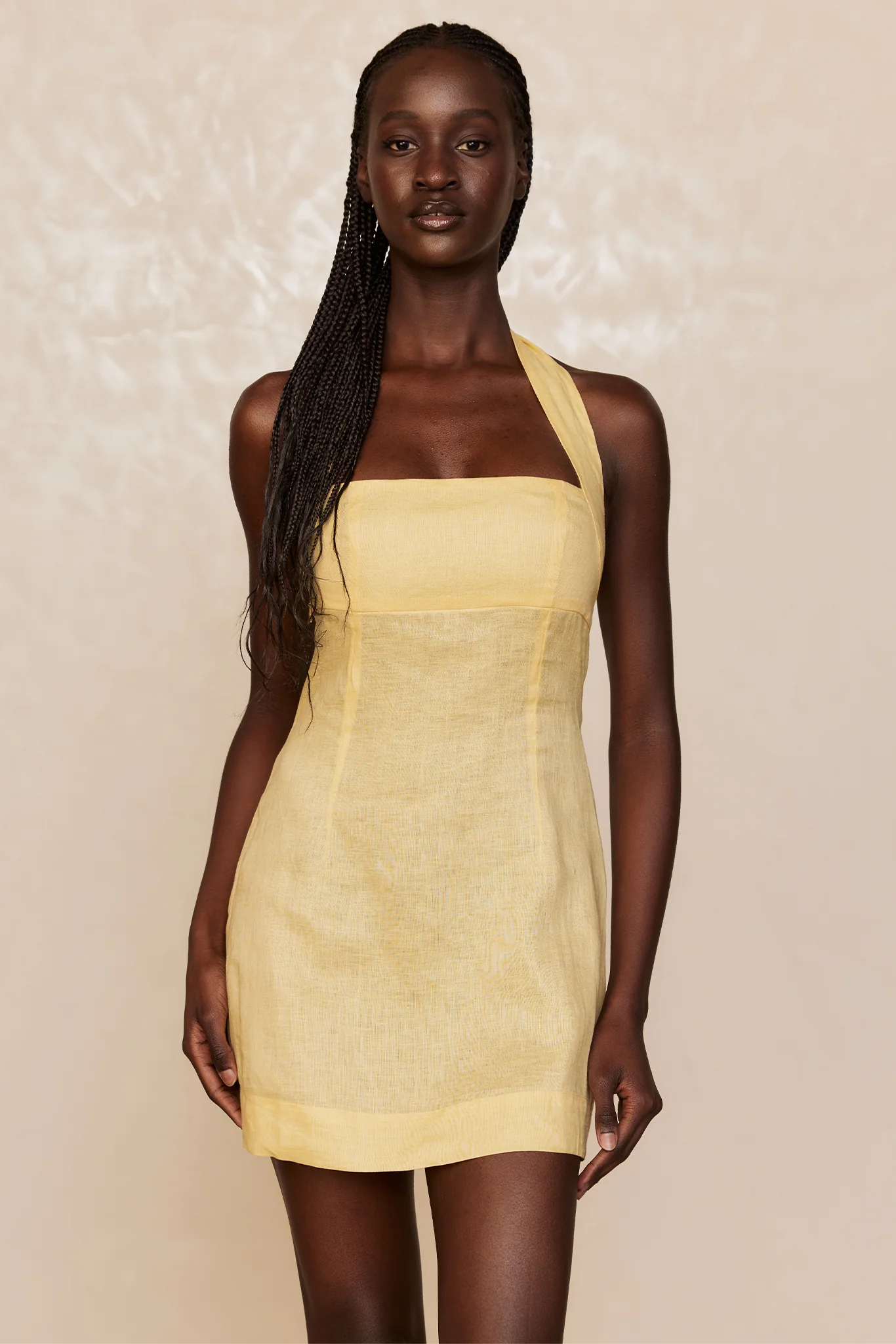 Montserrat Mini Dress - Honey - Image 4