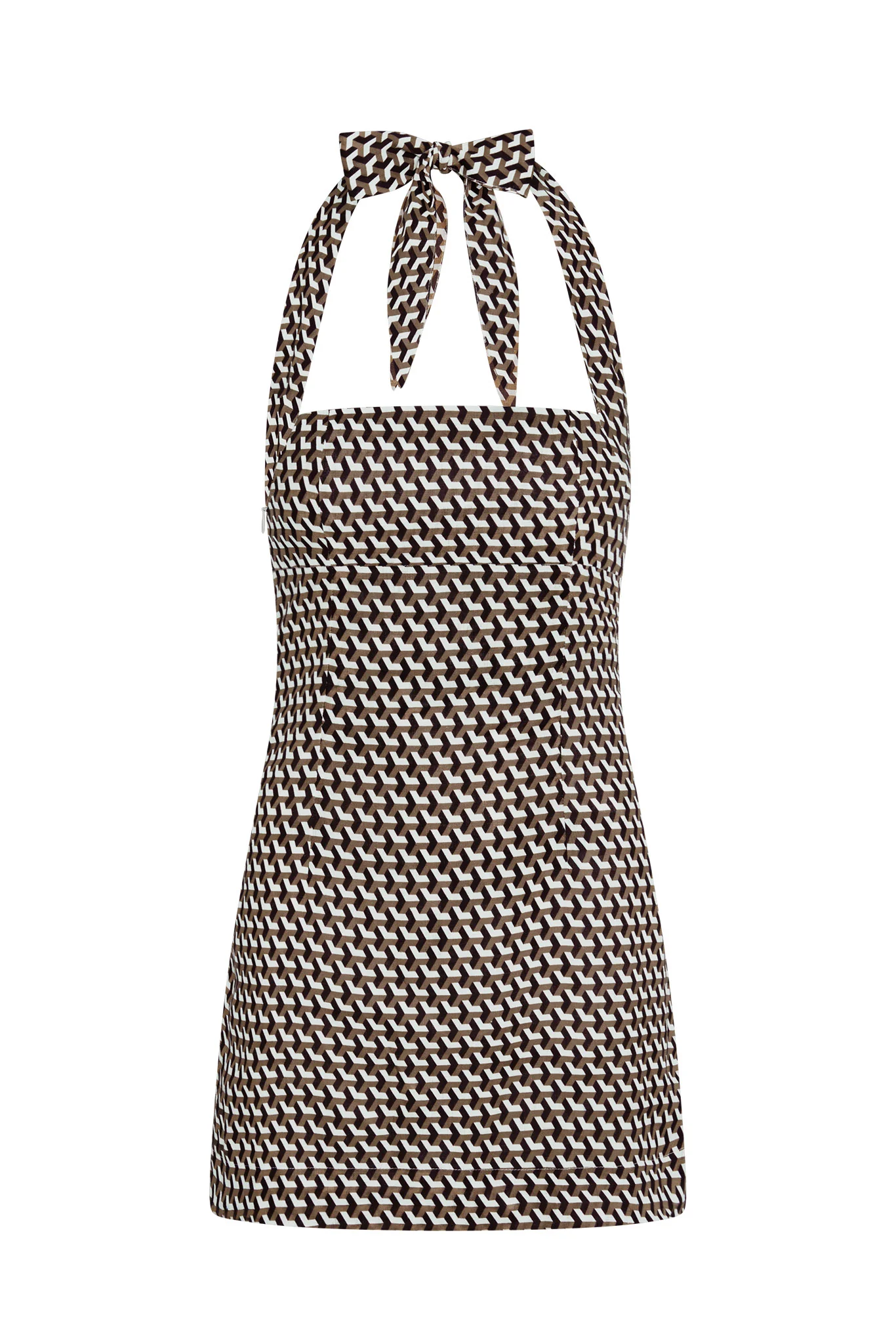 Montserrat Mini Dress - Husk Geo