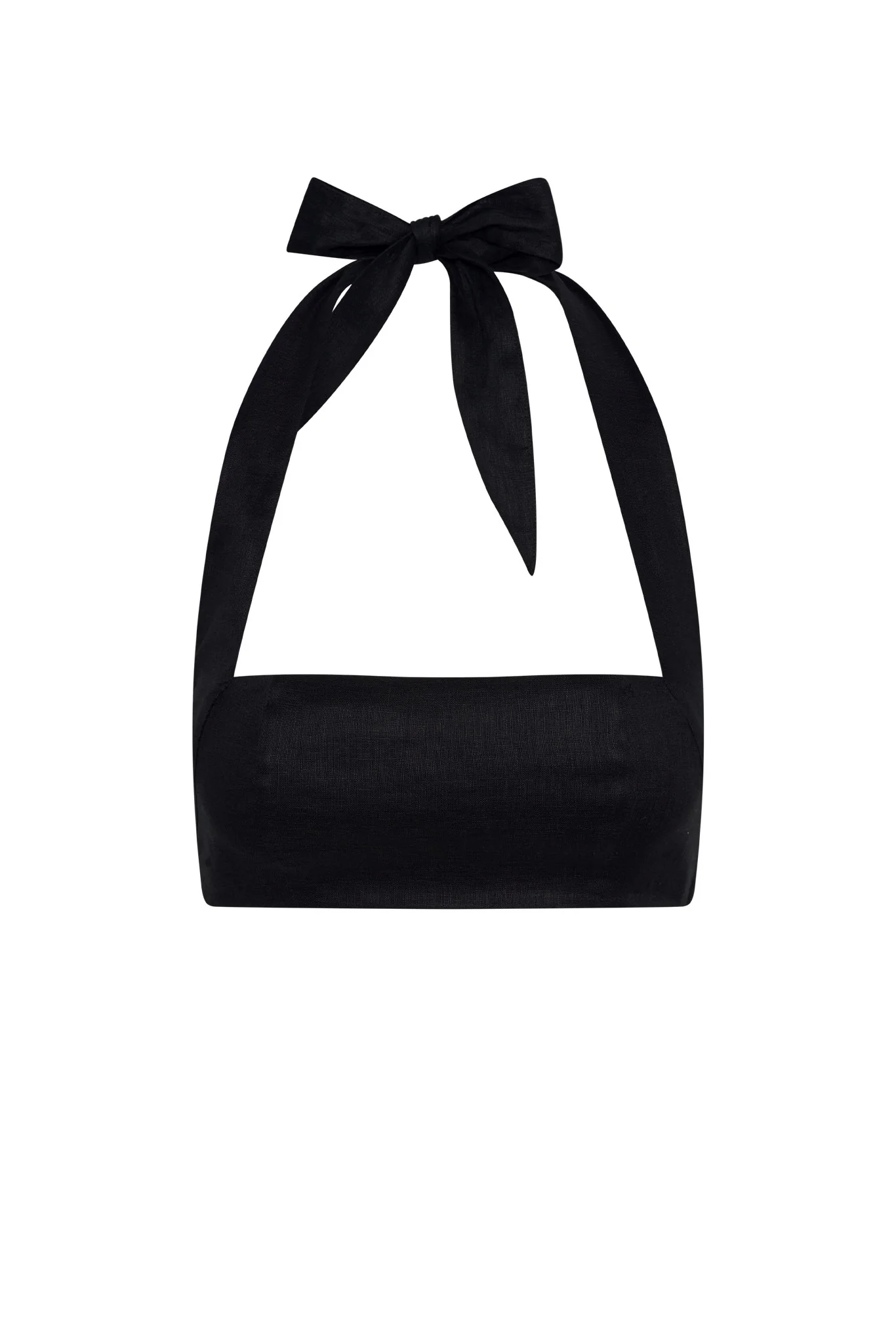 Montserrat Top - Black Linen