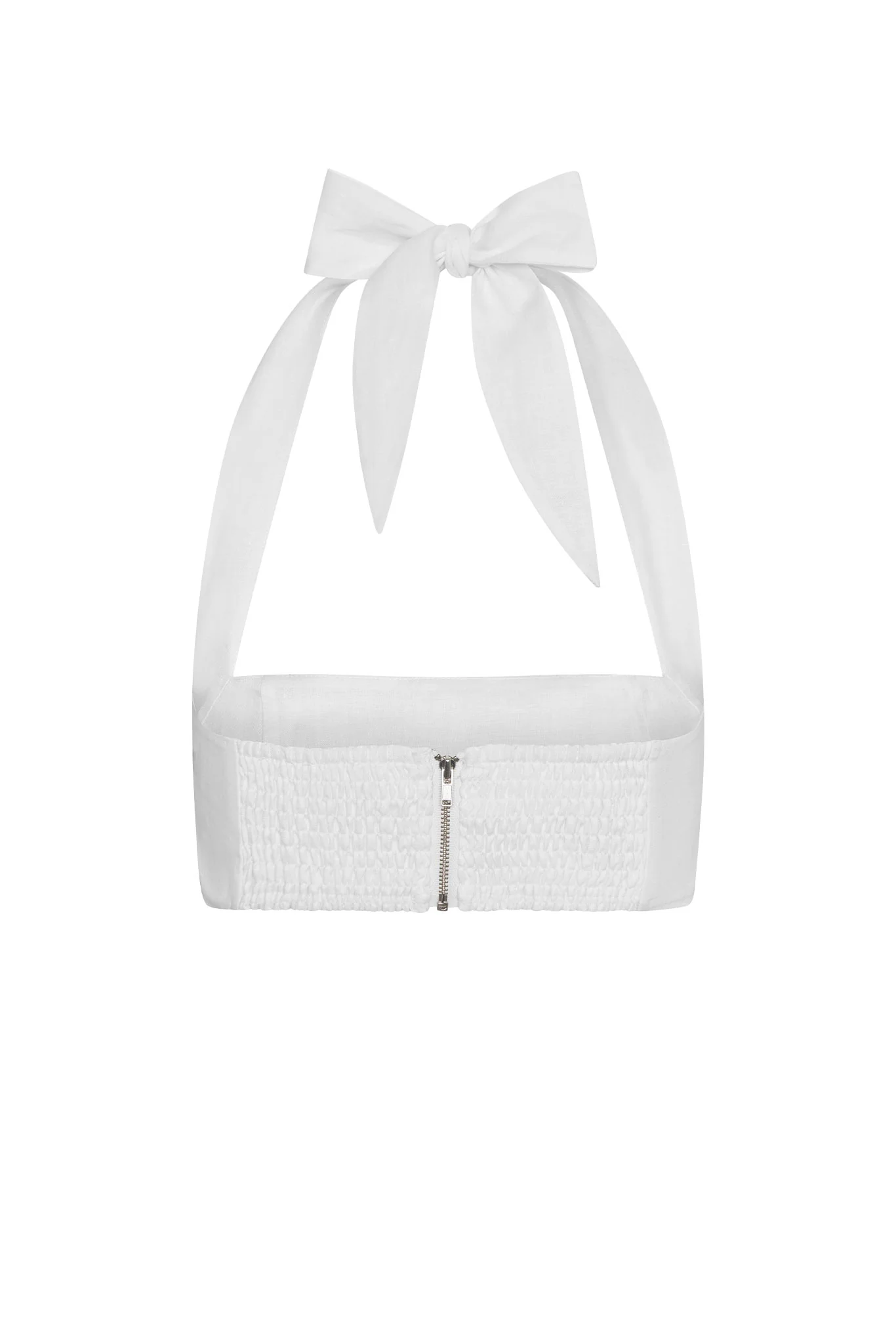 Montserrat Top - White Linen - Image 10
