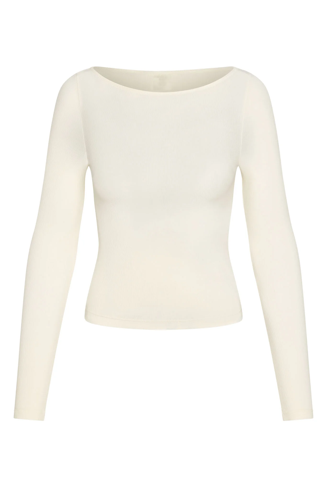 Paddington Long Sleeve - Ivory Lightweight Rib