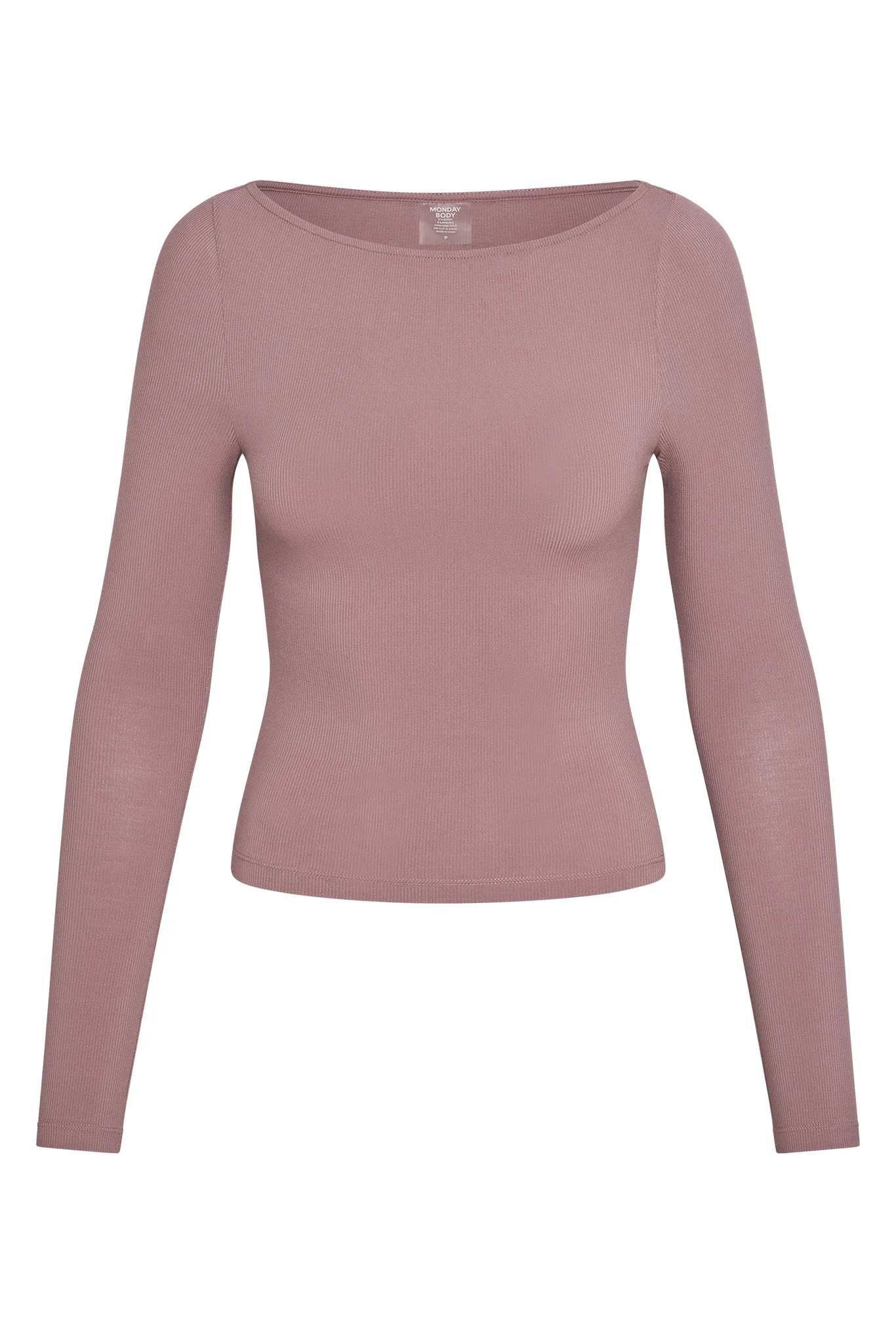 Paddington Long Sleeve - Mauve Lightweight Rib