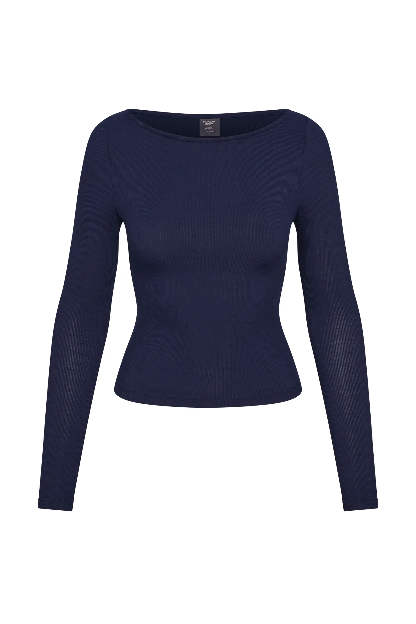 Paddington Long Sleeve - Midnight Lightweight Rib